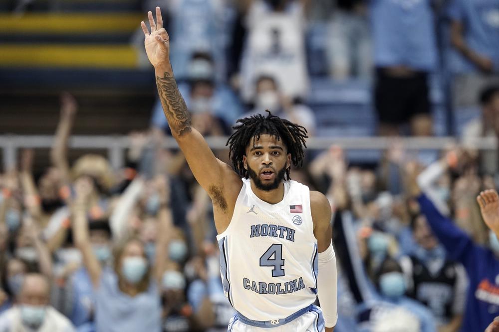 R.J. Davis scores 26 as No. 19 North Carolina holds off Brown