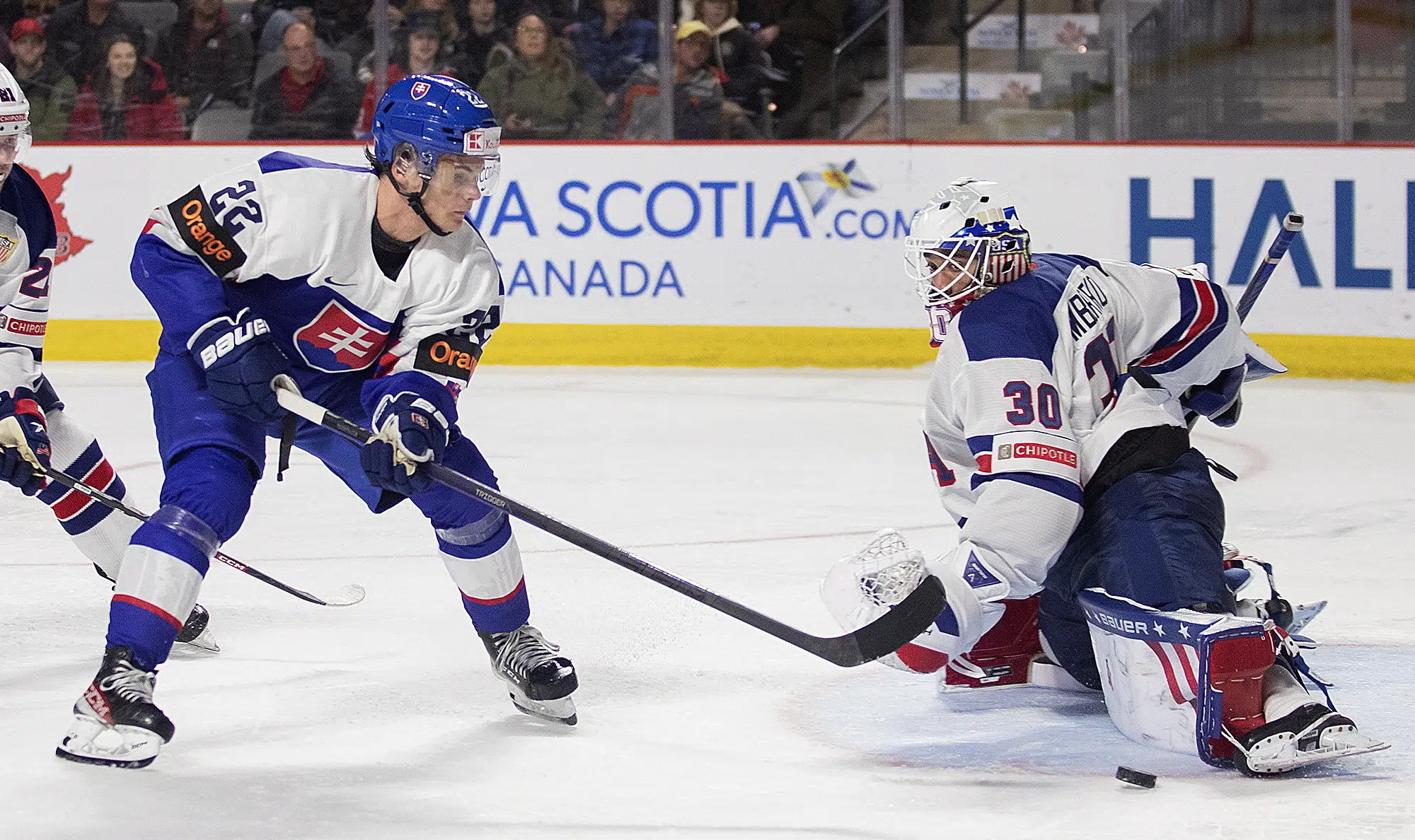 Slovensko zvíťazilo nad USA 6:3 na MS juniorov v hokeji