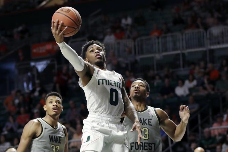 Miami Hurricanes guard Chris Lykes unlikely to play again this season