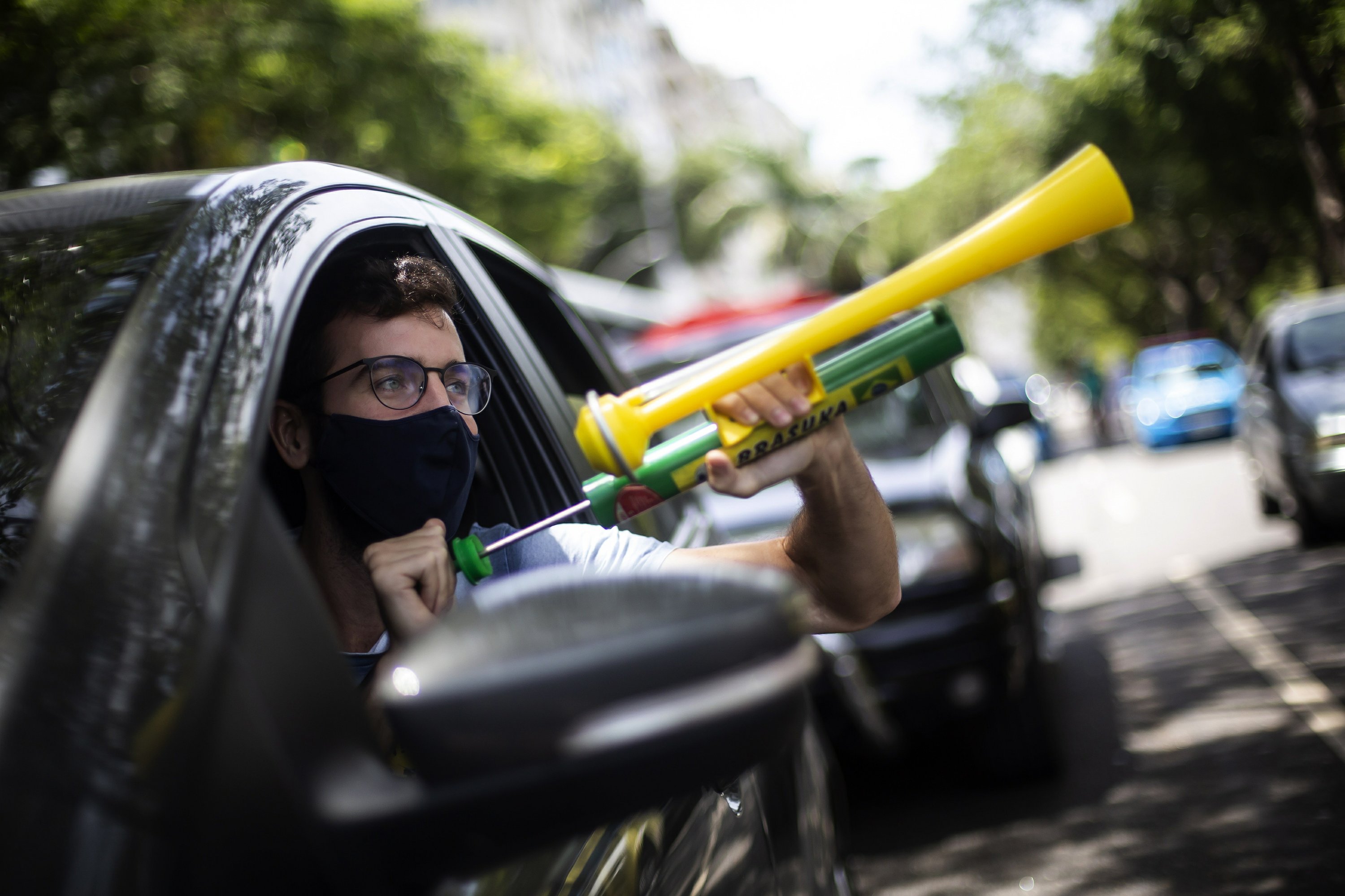 Thousands take to the streets to protest Brazilian Bolsonaro