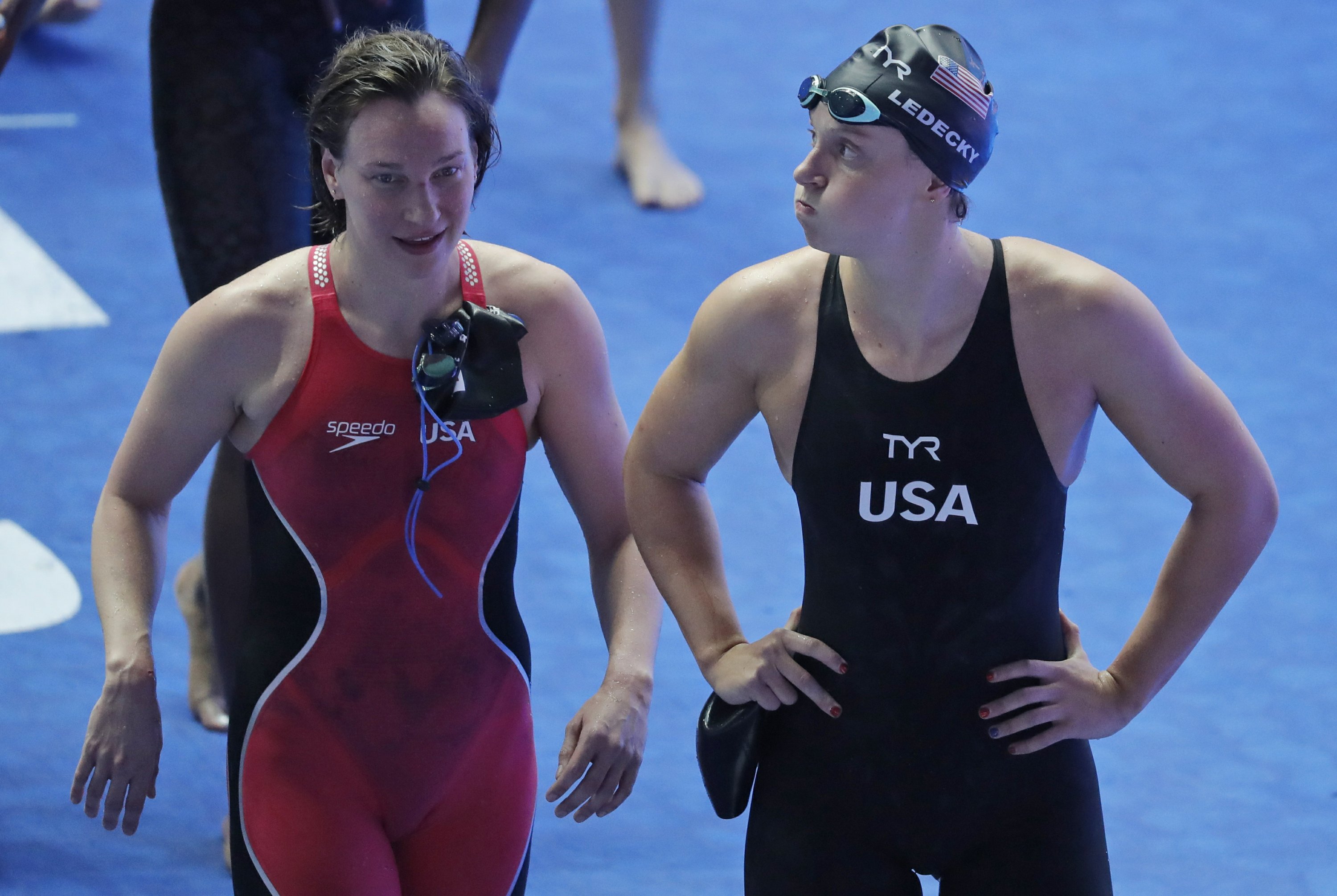 Ledecky Returns To Us Relay At World Championships Ap News