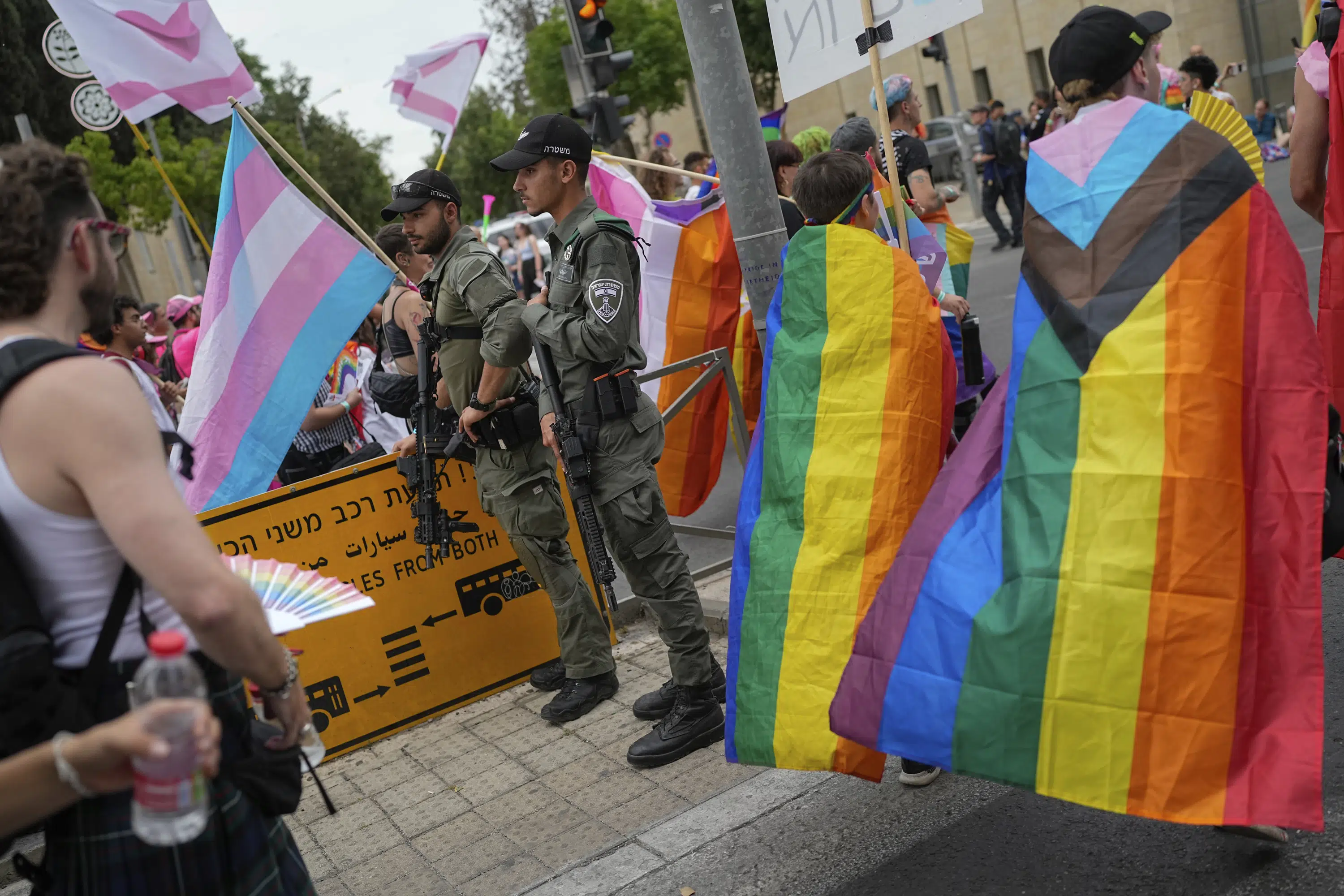Thousands march in Jerusalem Pride parade, first under Israel’s most right-wing government ever