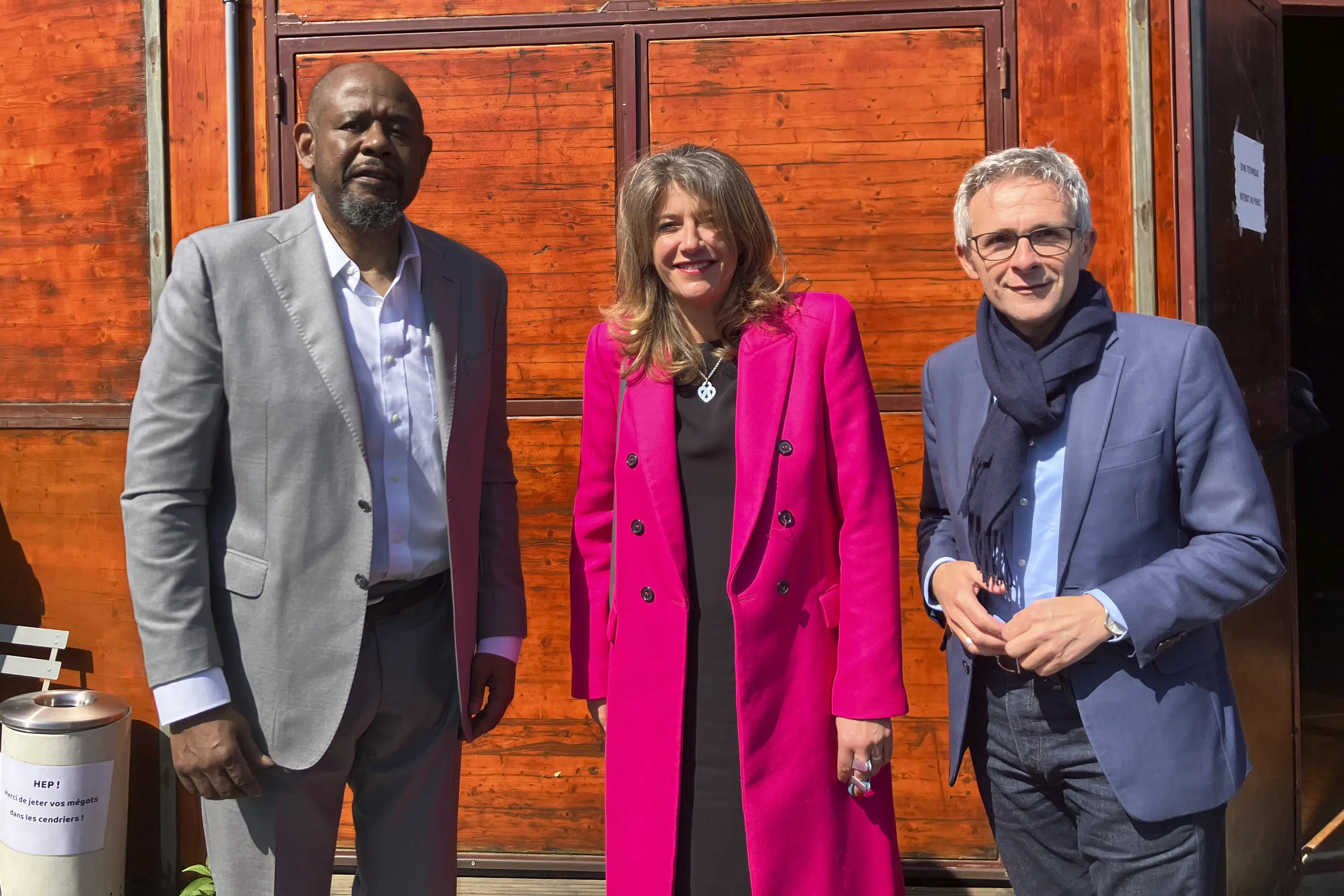 Le célèbre acteur Forest Whitaker a lancé son initiative pour la paix et le développement dans une banlieue pauvre de Paris