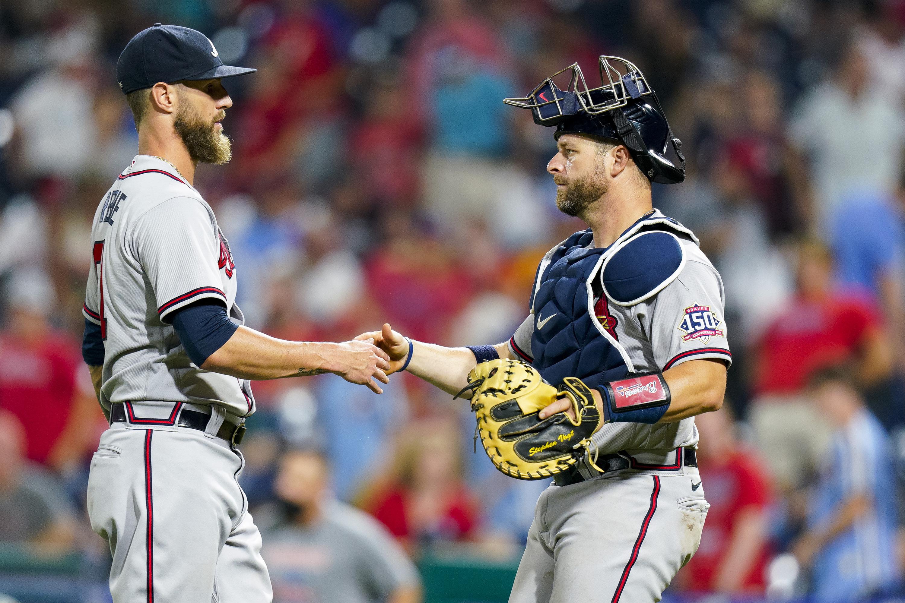 Five homers help Braves power past Phillies, 15-3 | AP News