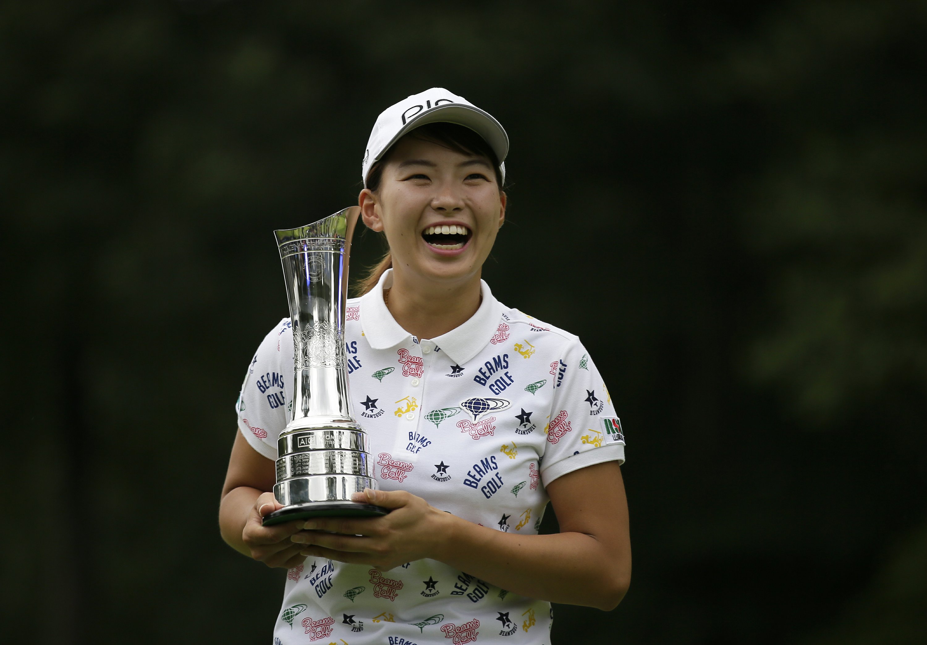 MILTON KEYNES, England (AP) — Hinako Shibuno of Japan finished with a birdi...