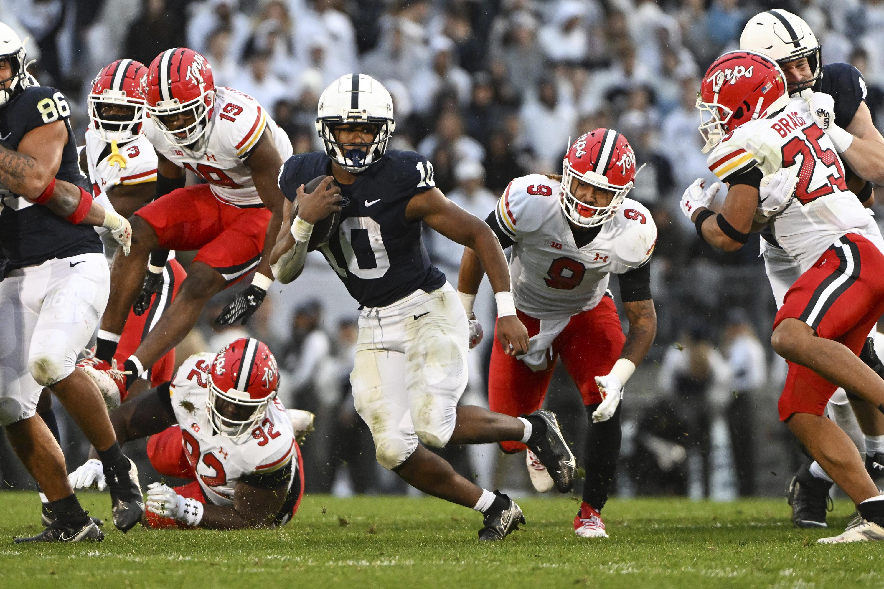 No. 14 Penn State defense shines in 300 rout of Maryland AP News