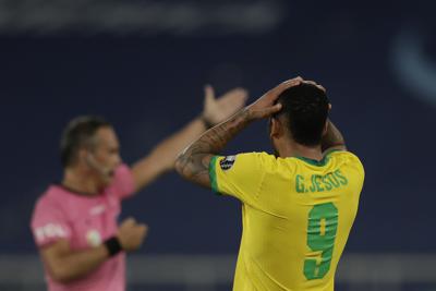Brazil S Jesus Out Of Copa America Final Due To Suspension Ap News