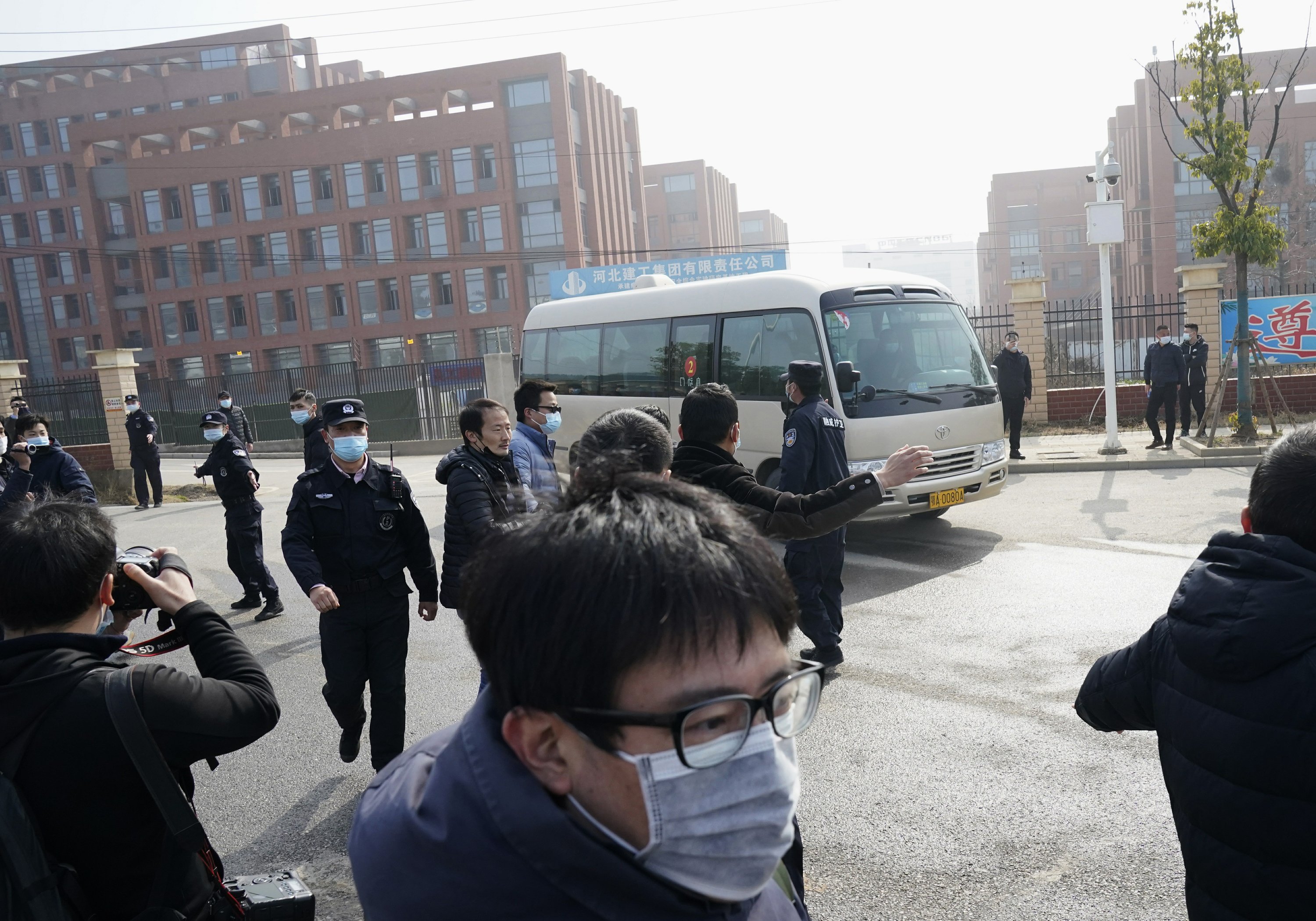 WHO team visits Wuhan virus laboratory as center of reflection