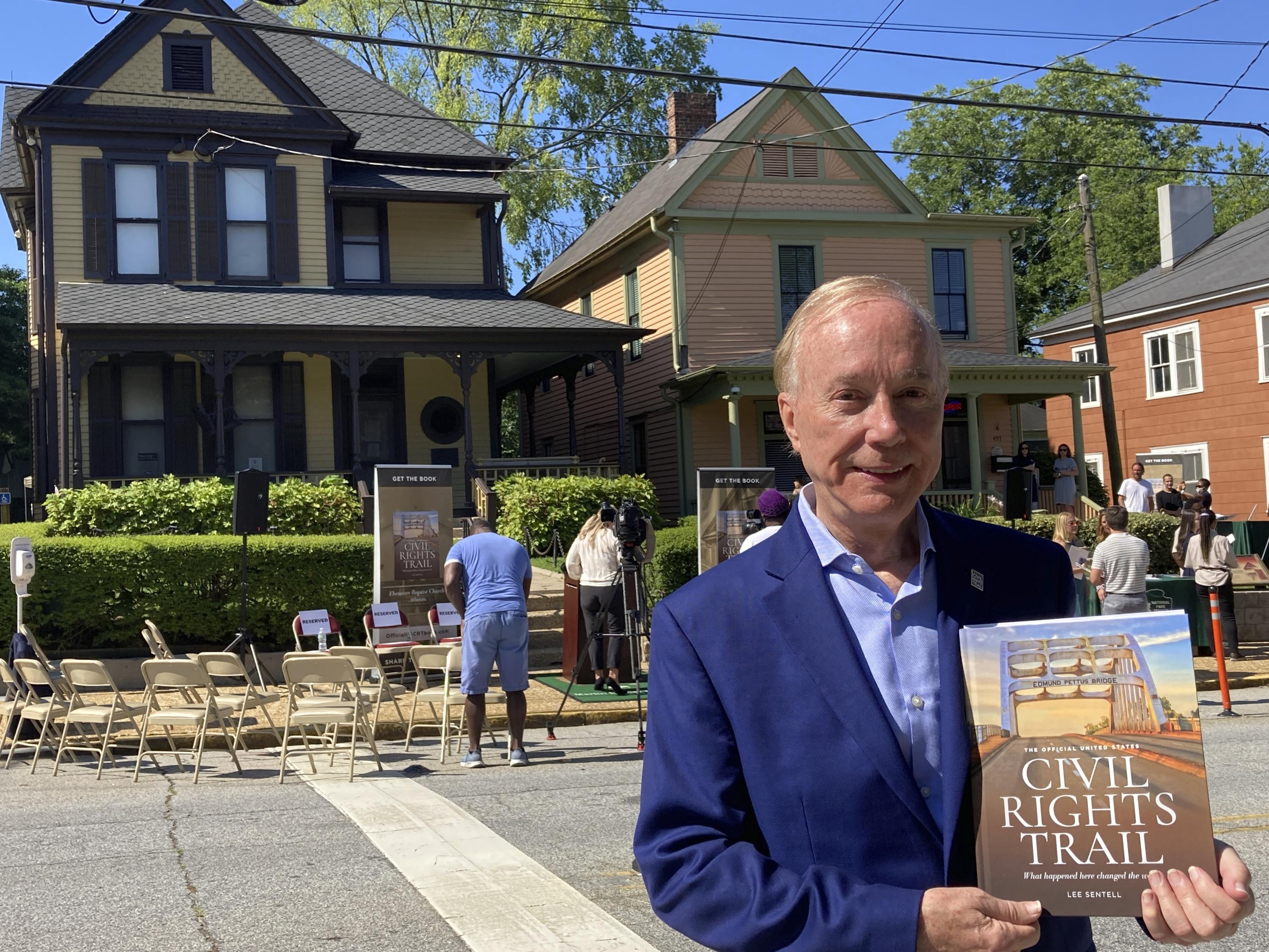 Civil rights trail book aims to make history easy to digest | AP News