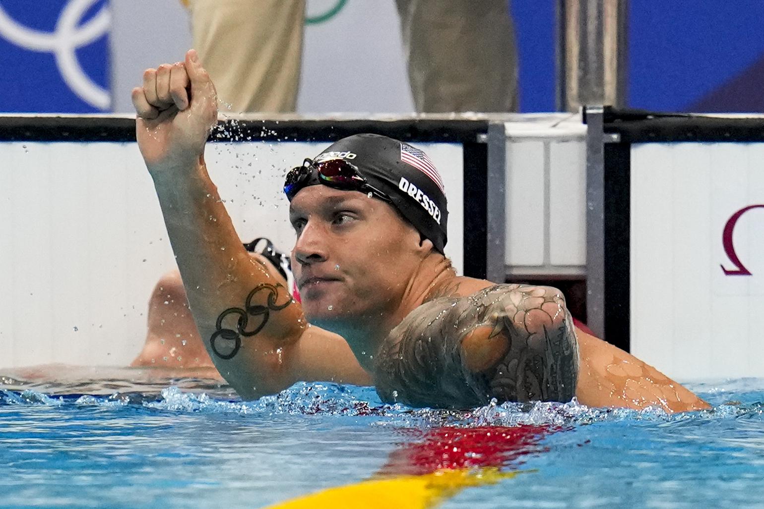 Plavání končí tím, že Dressel získal další zlatou medaili