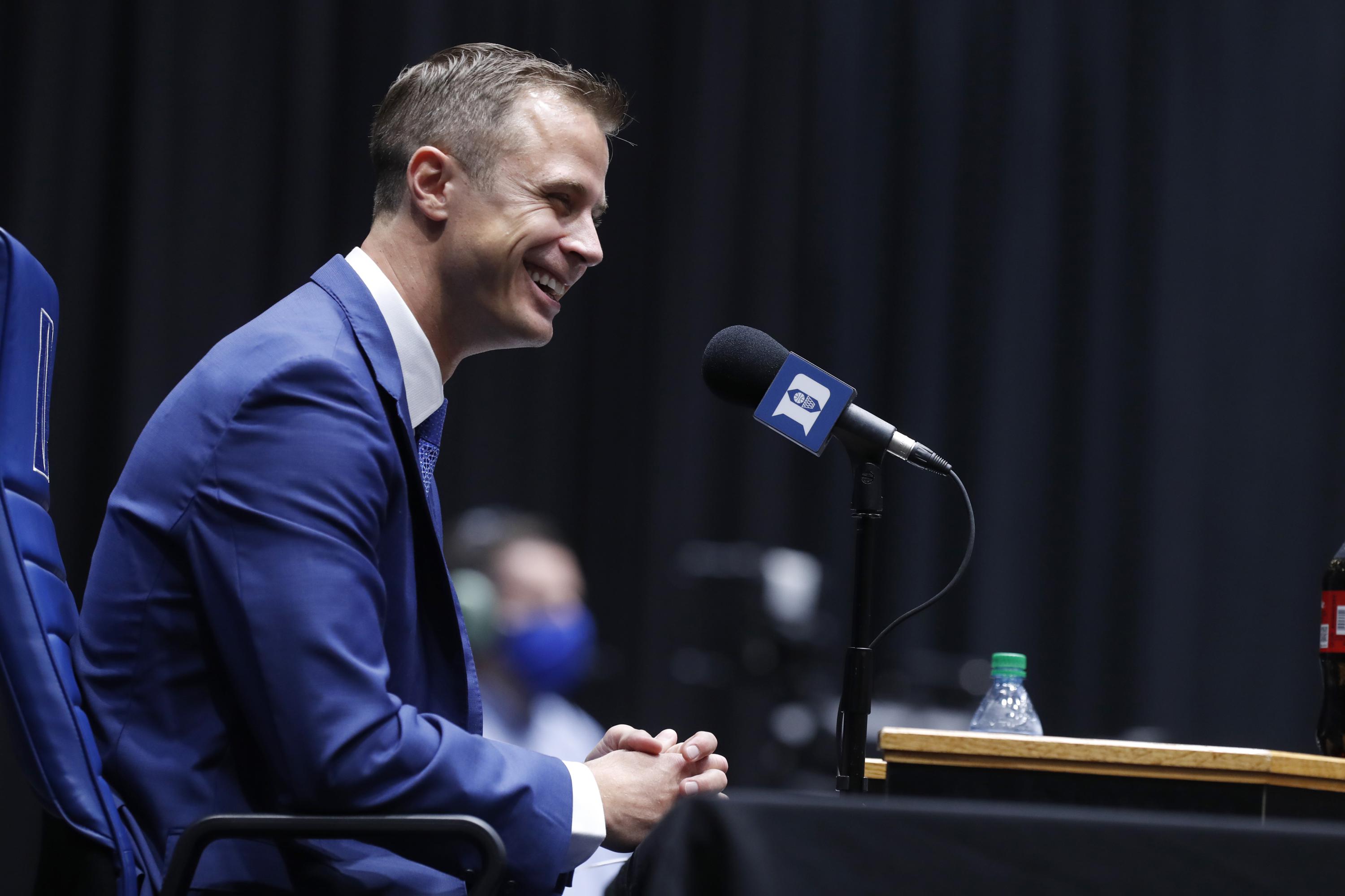 Duke's Scheyer 'not afraid' of test as Coach K's successor | AP News