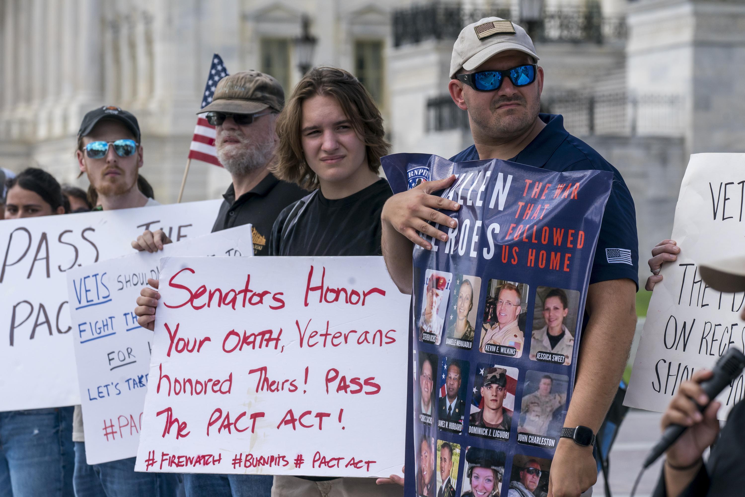 Burn pits recognition for veterans took decade of struggle AP News
