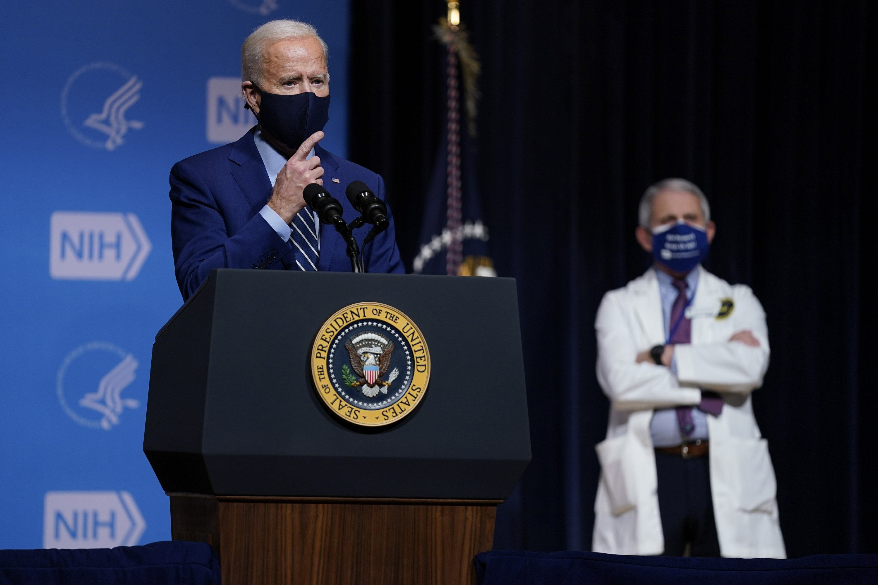 Biden says the US is guaranteeing 600 million doses of vaccine by July