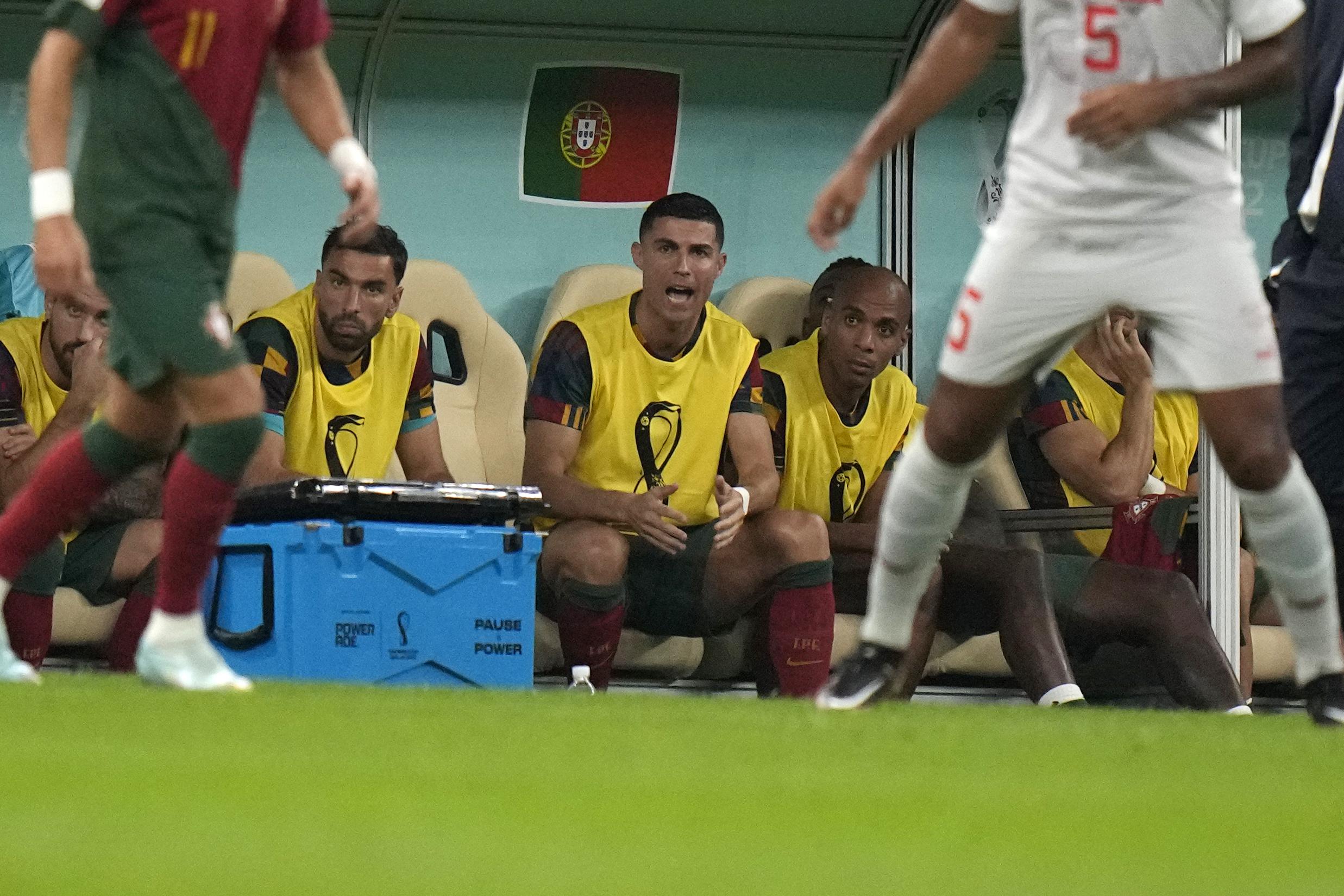 Ronaldo a solitary figure after being benched at World Cup