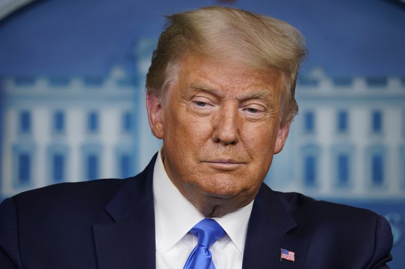 President Donald Trump speaks during a news conference in the James Brady Press Briefing Room of the White House Wednesday, Sept. 23, 2020, in Washington. (AP Photo/Evan Vucci) 800.jpeg