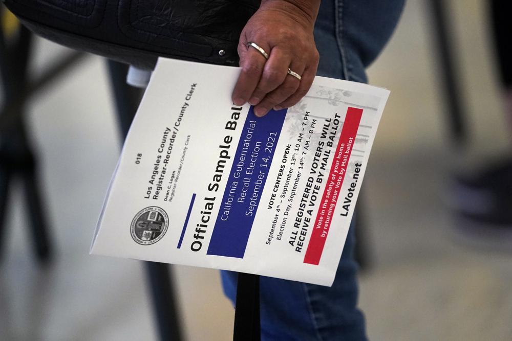 Elecciones revocatorias California