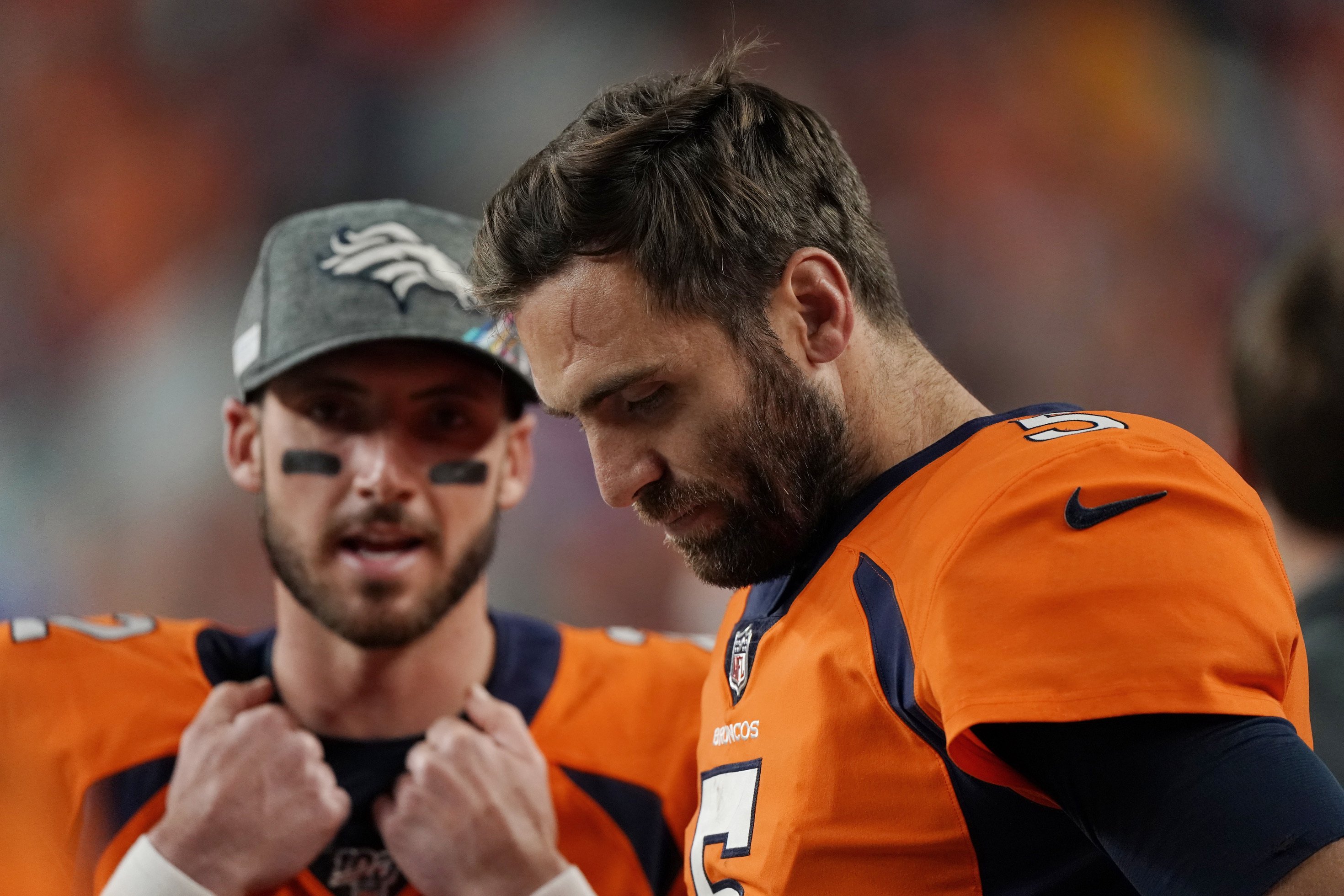 Broncos place injured QB Joe Flacco on IR AP News