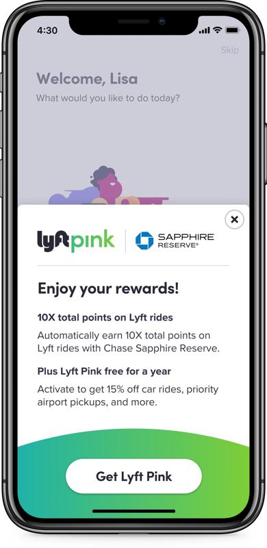 Chase Introduces New Cardmember Benefits With Lyft And Doordash