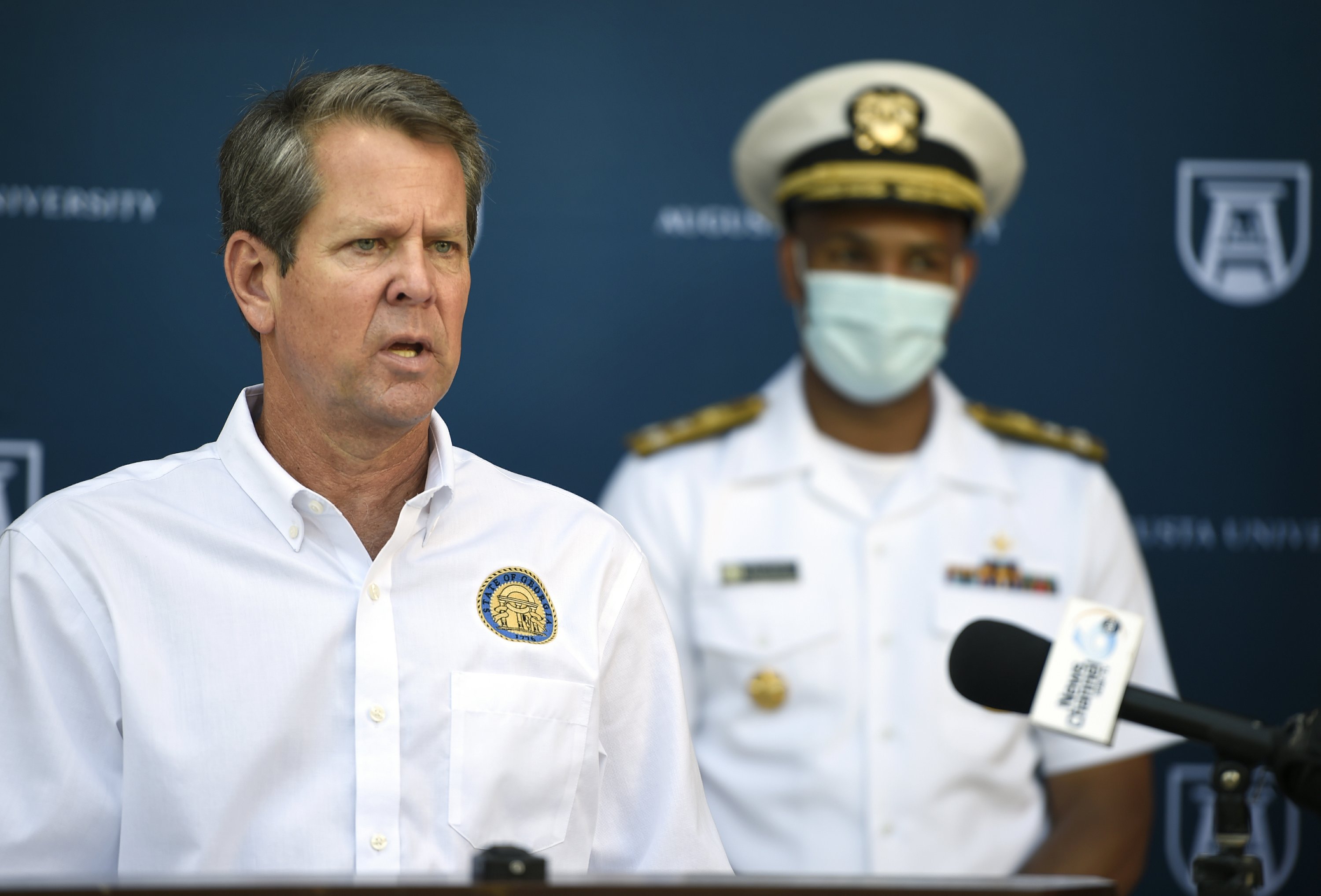 Georgia gov. explicitly voids mask orders in 15 localities