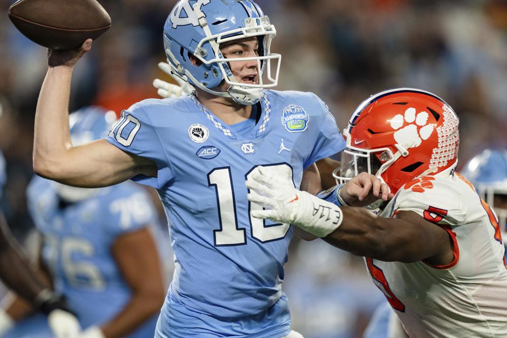 Cade Klubnik, No. 10 Clemson rout No. 24 UNC 39-10 for ACC title