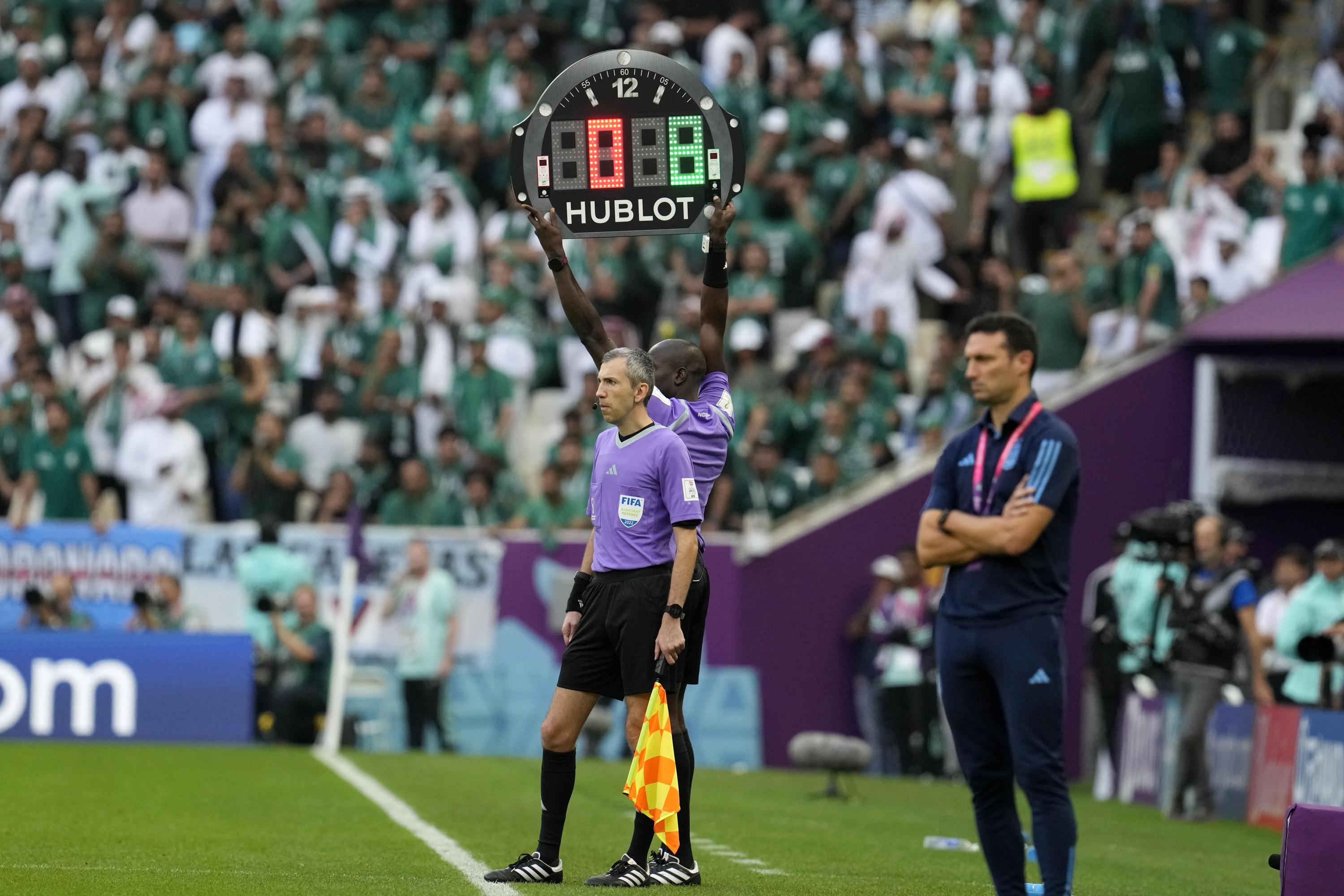 Football is running on Hublot time