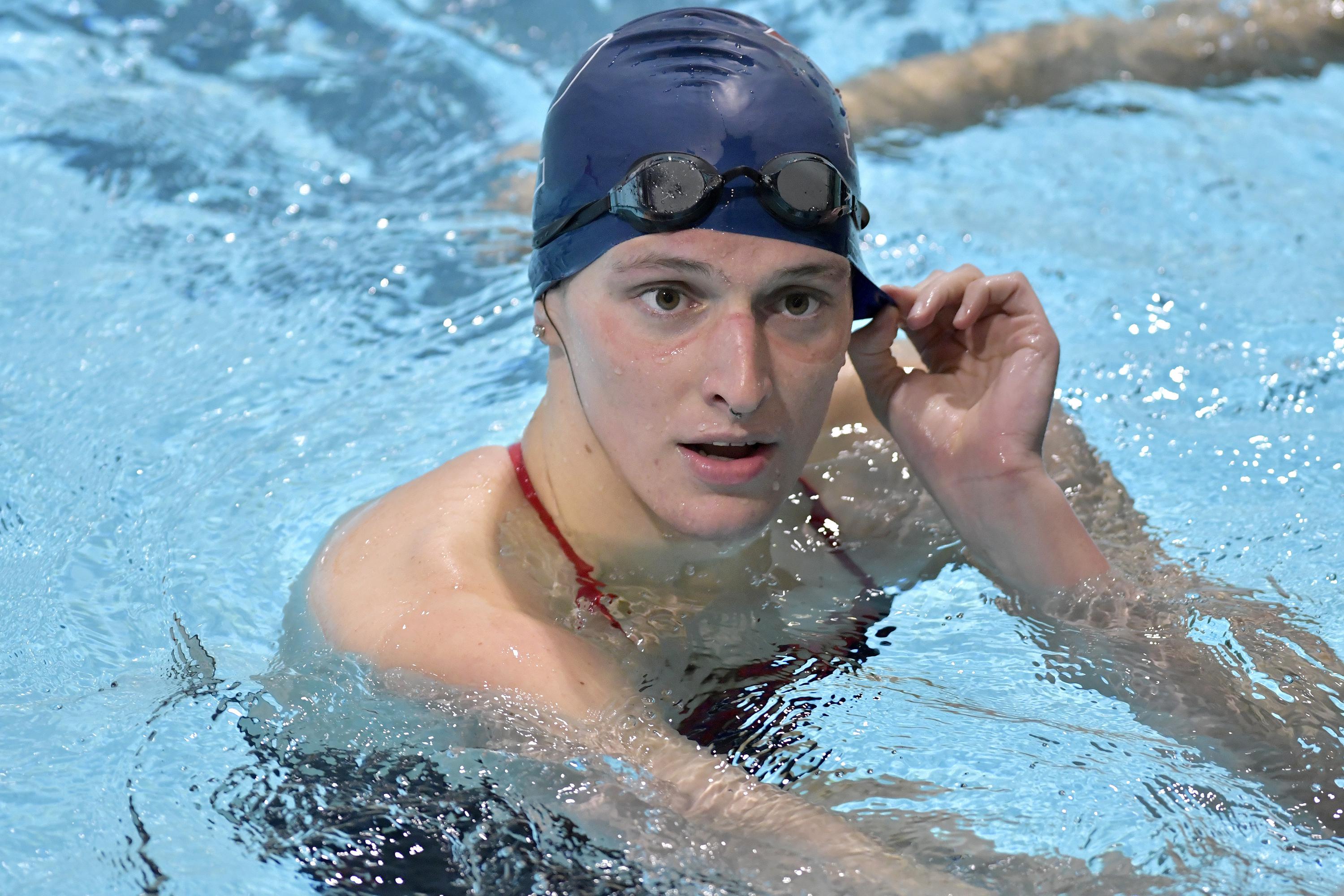 Lia Thomas plans to keep swimming with an eye on Olympics AP News