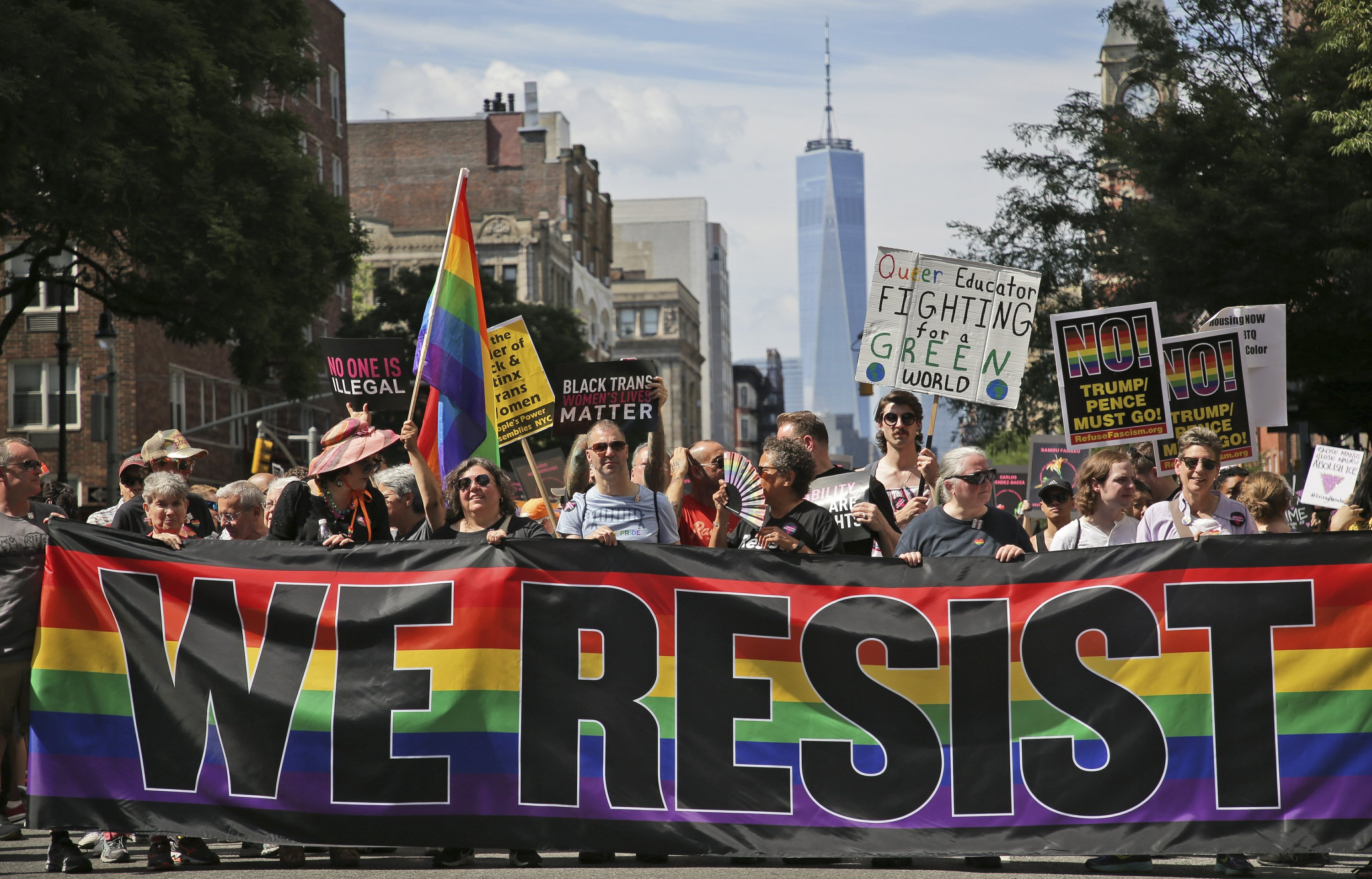 50 Years Of LGBTQ Pride Showcased In Protests Parades