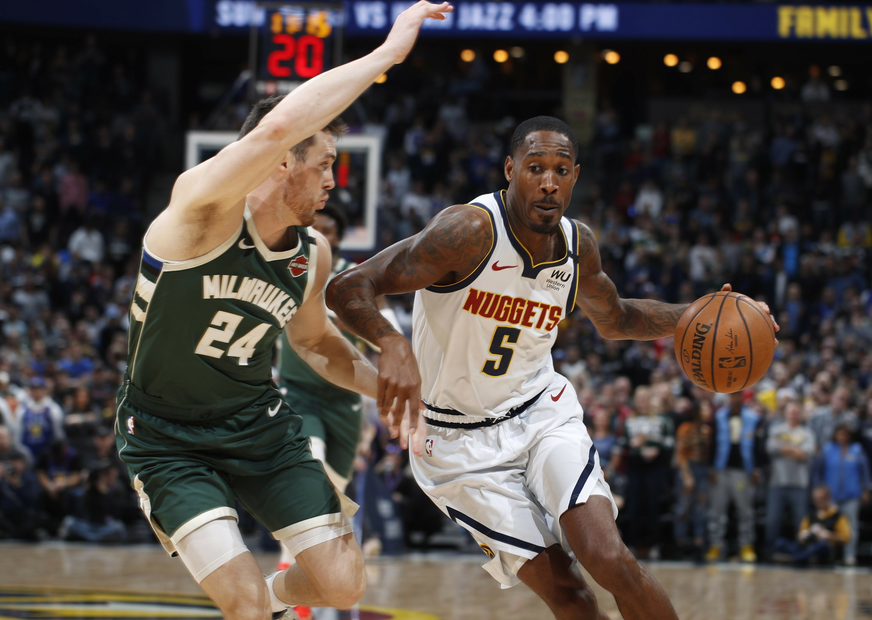 Murray Scores 21 As Nuggets Beat Short handed Bucks 109 95 AP News