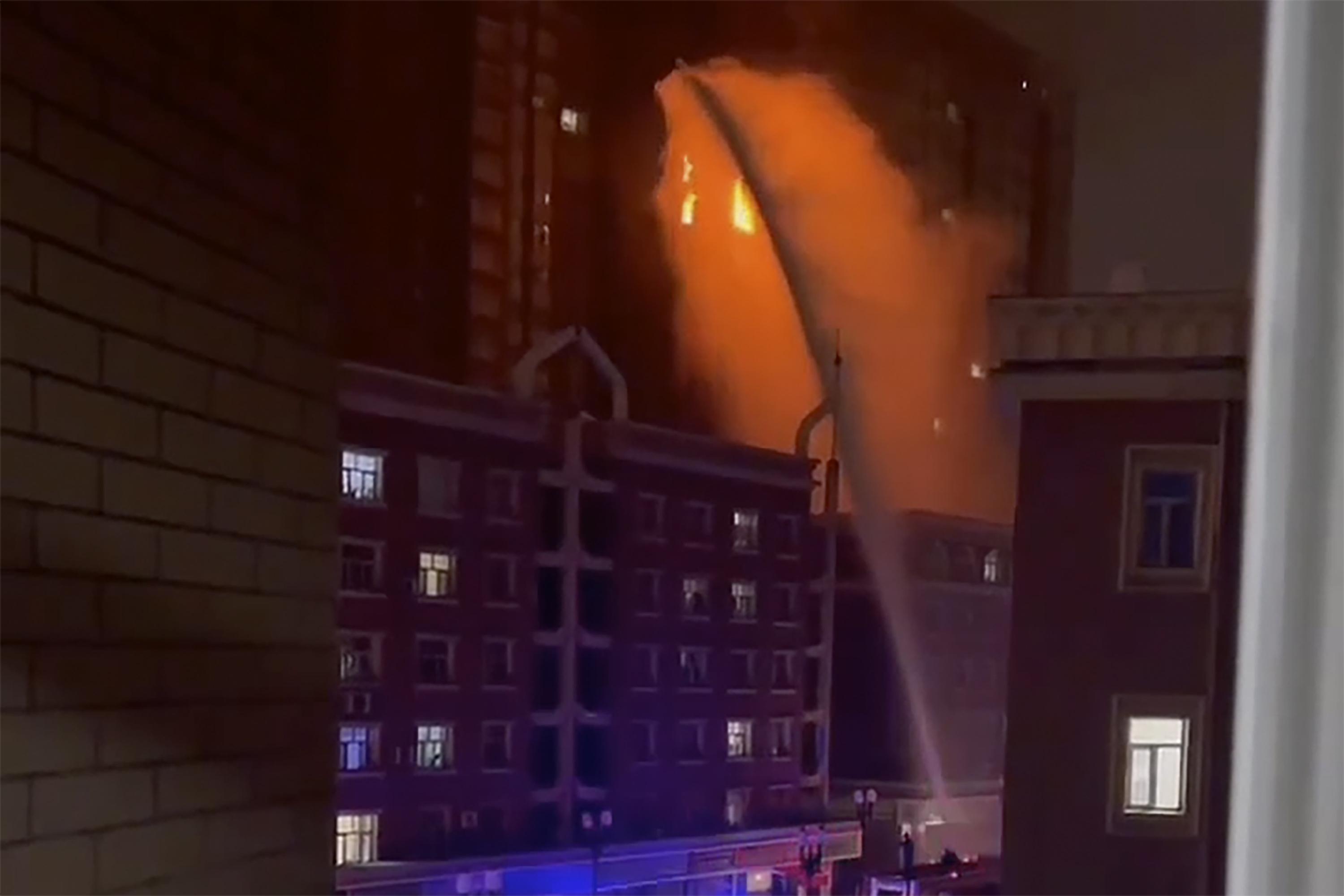 10 killed in apartment fire in northwest China's Xinjiang