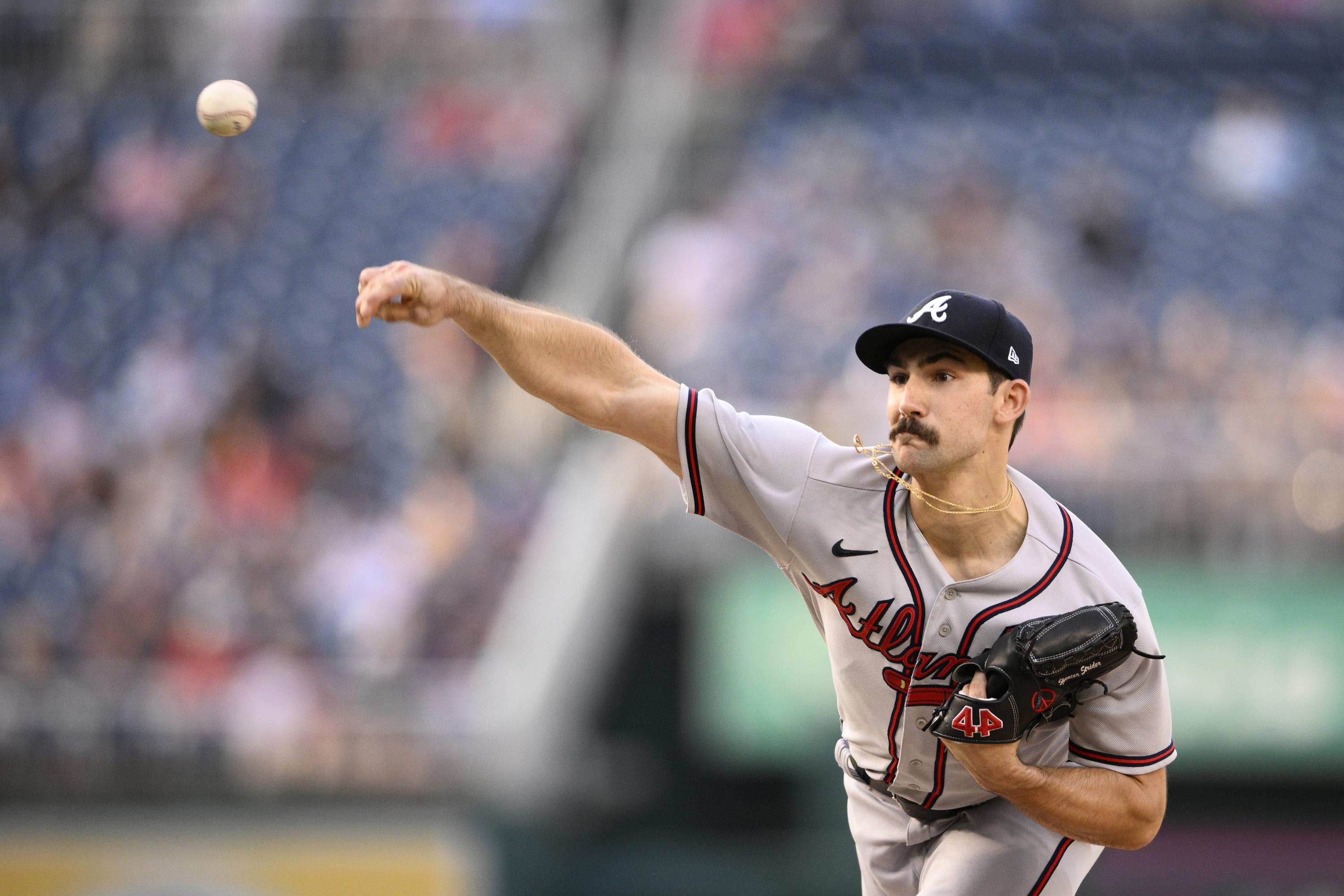 Riley homers twice, Braves win 14th straight, 82 over Nats AP News