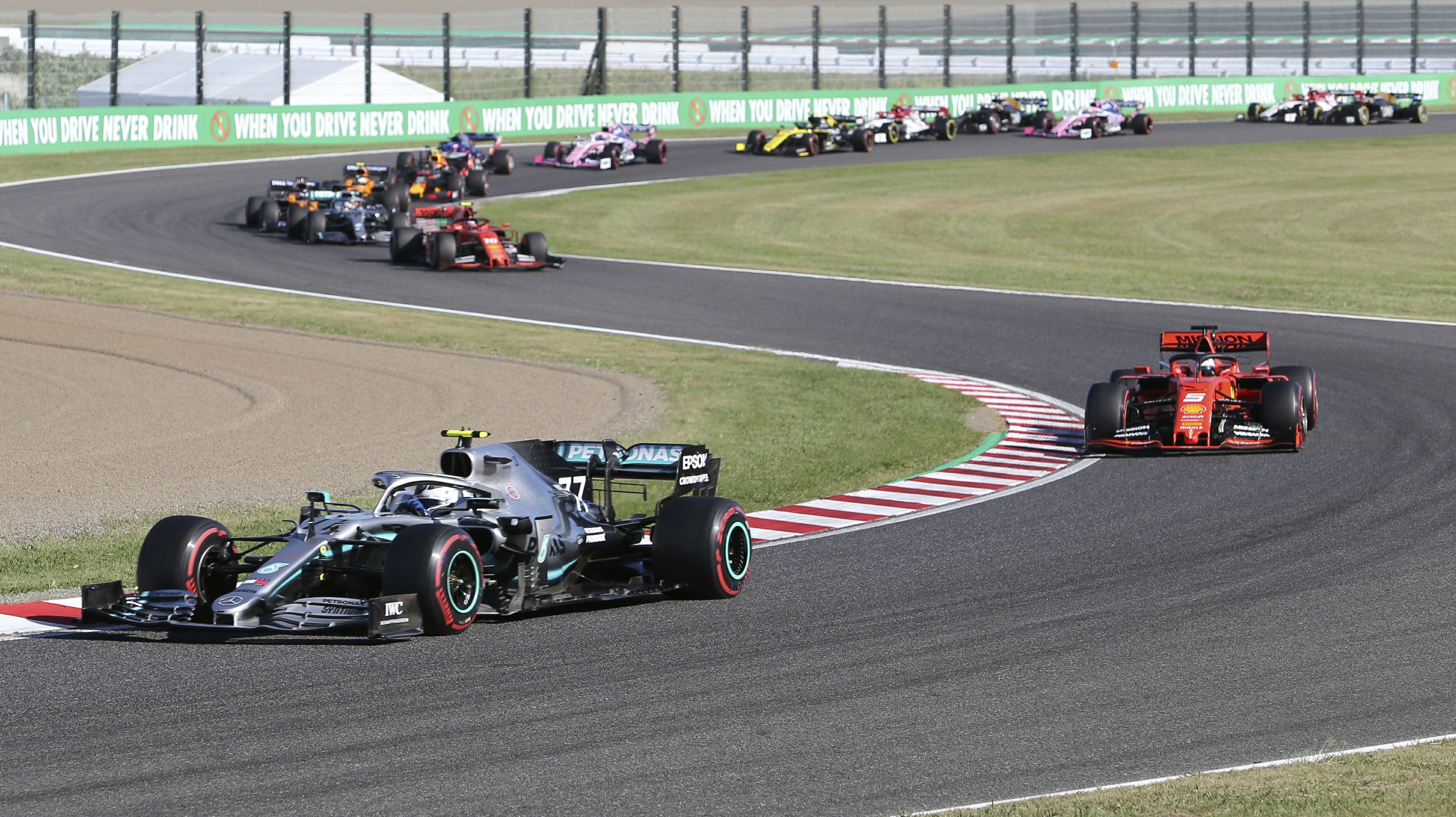 Mercedes Driver Bottas Wins Japanese Grand Prix