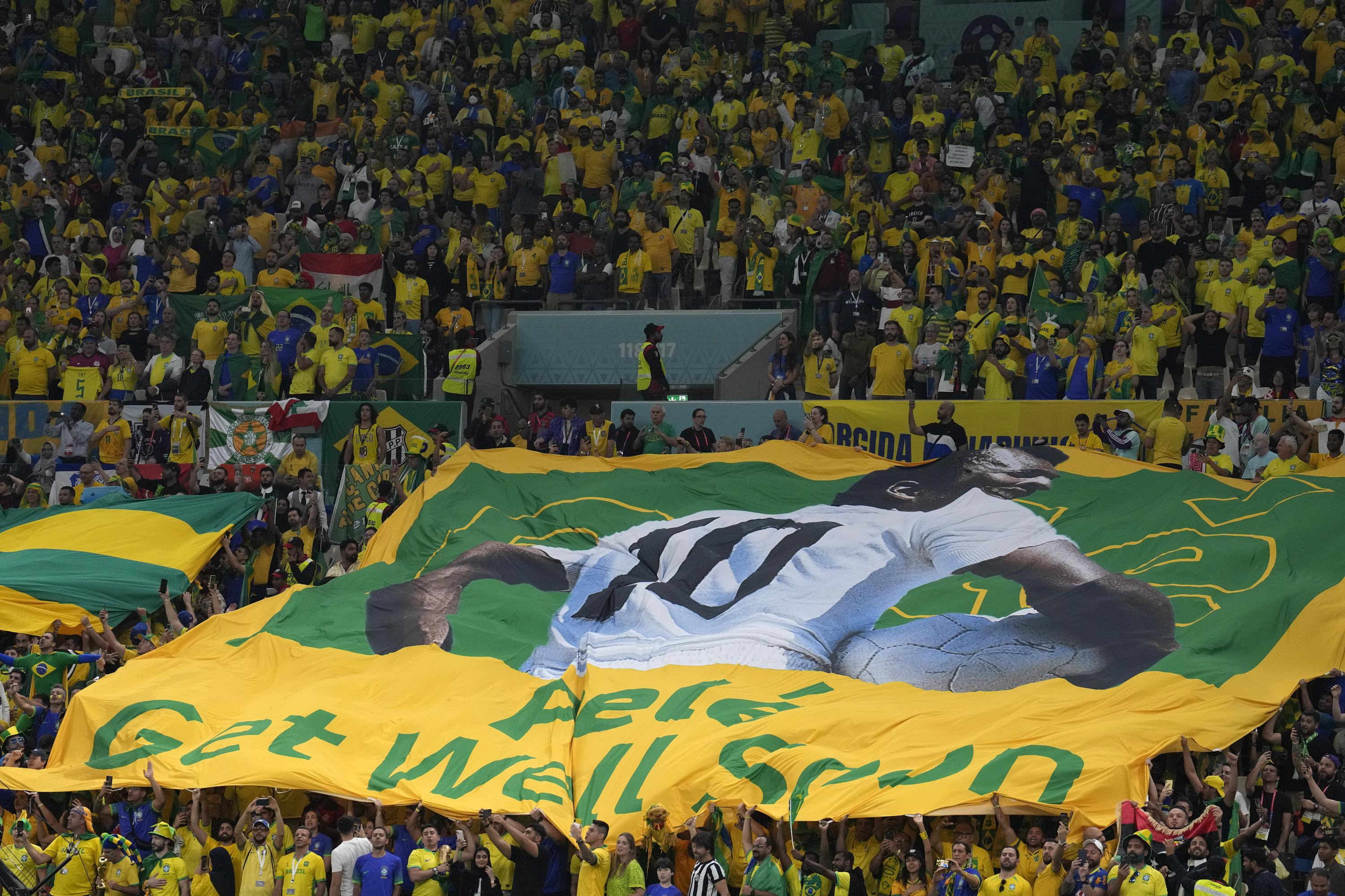 Brazil's Menezes Valeska, center, celebrates with her teammates