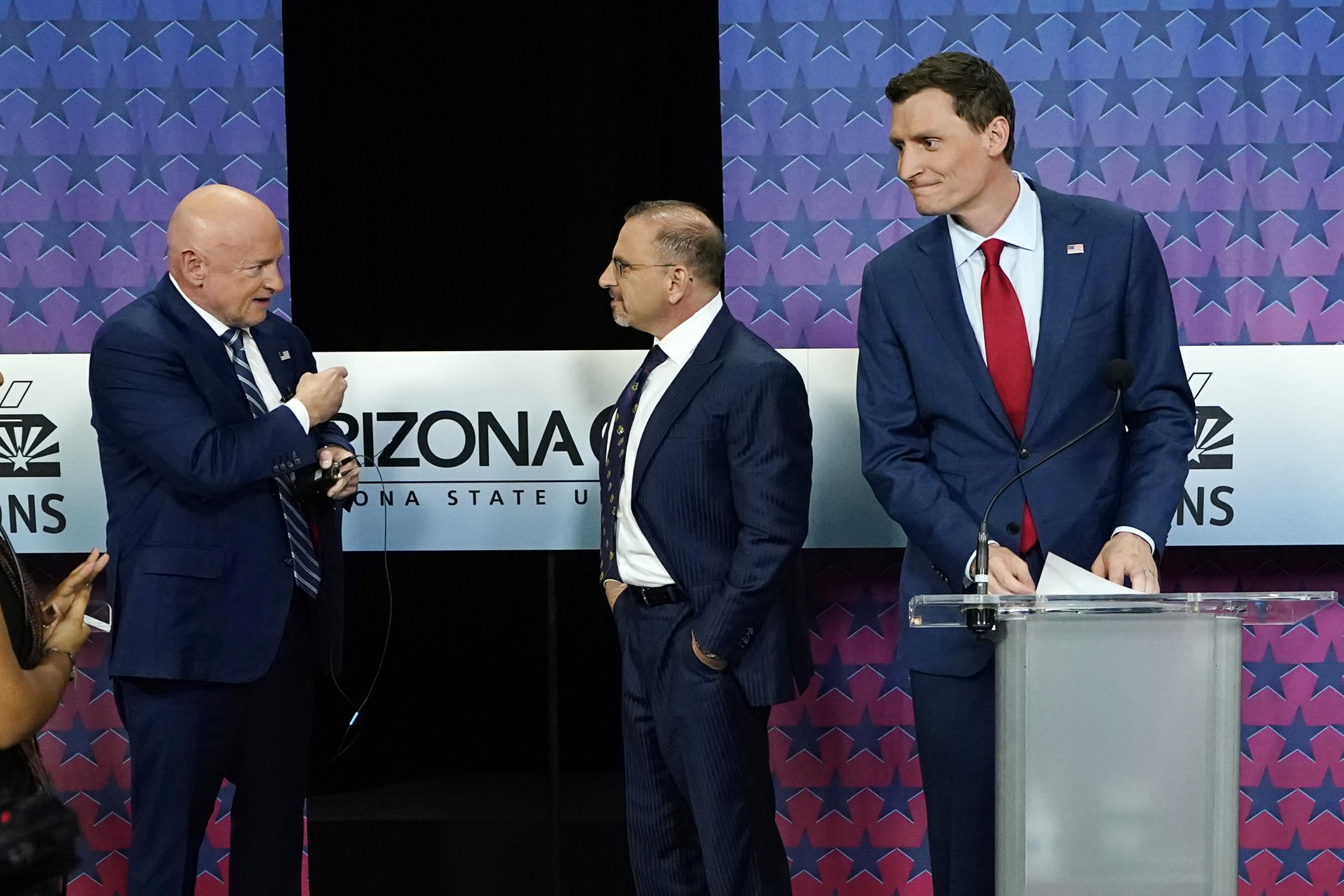 Libertarian ends Arizona Senate bid, endorses GOP's Masters AP News