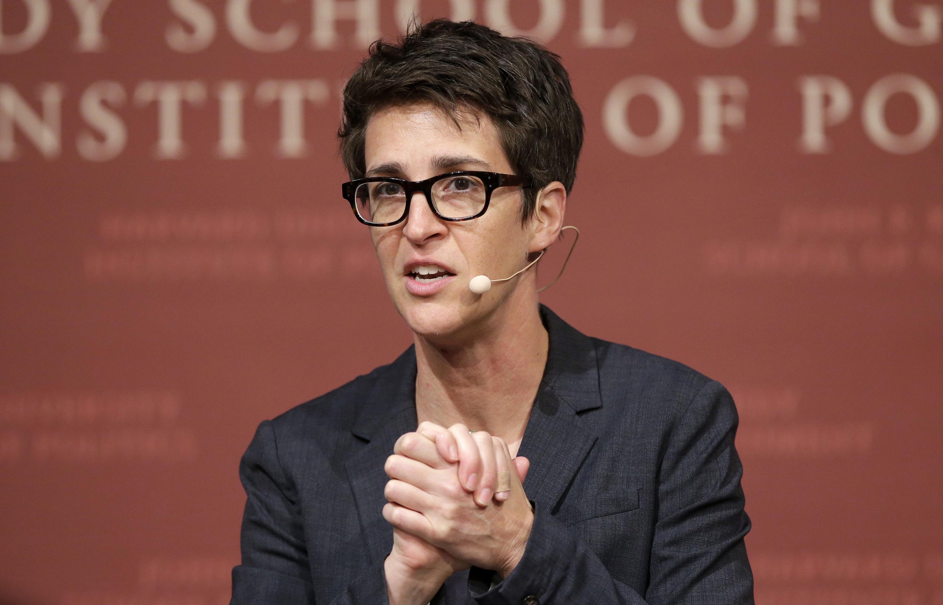 Rachel Maddow returns to MSNBC, will switch to once a week | AP News