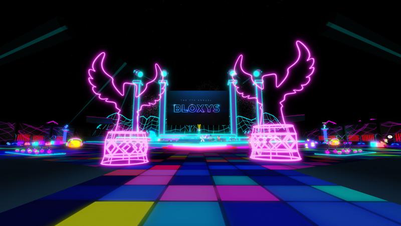 The 7th Annual Bloxy Awards Brings 4 Million Concurrent Players Together On Roblox - neon arsenal wallpaper roblox