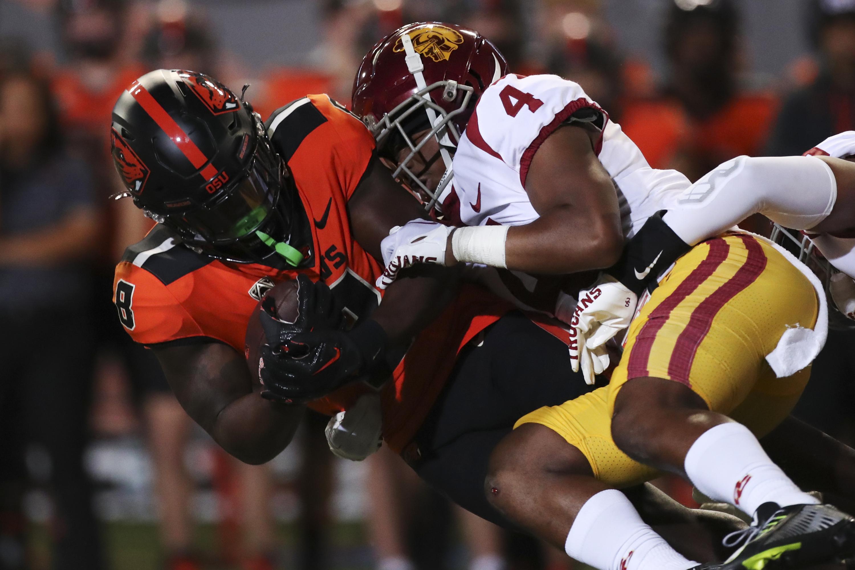 Addison's late TD gives No. 7 USC 1714 win over Oregon St AP News
