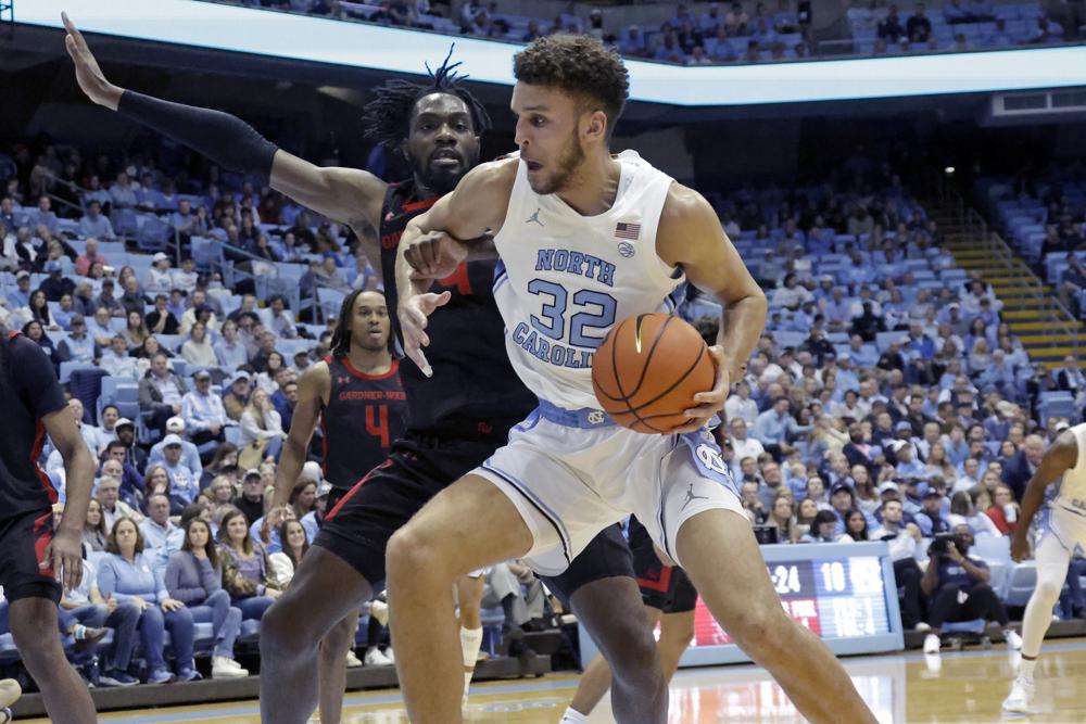 Caleb Love, Pete Nance help No. 1 North Carolina beat Gardner-Webb