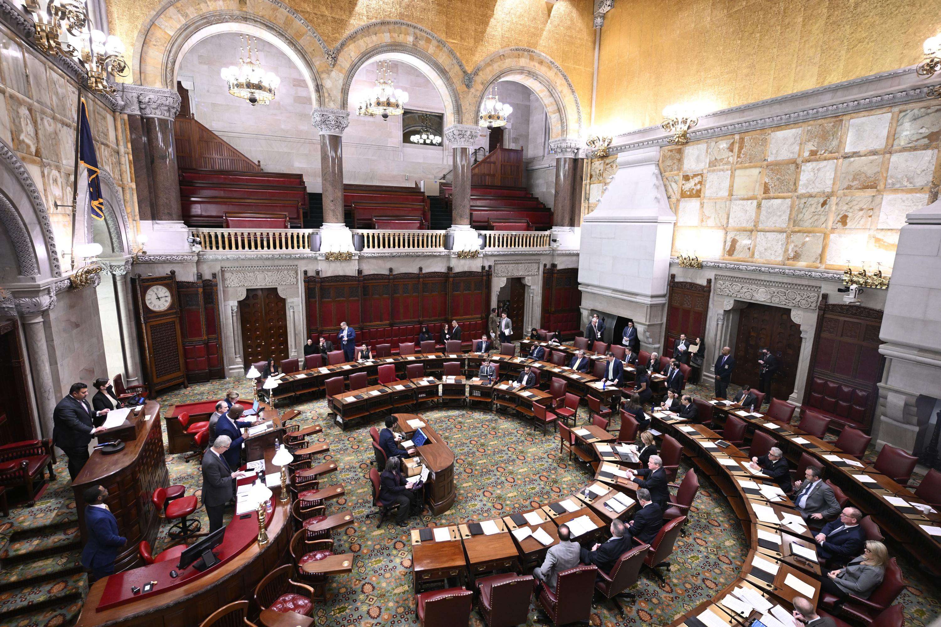 NY state budget delayed again amid talks on bail, housing AP News