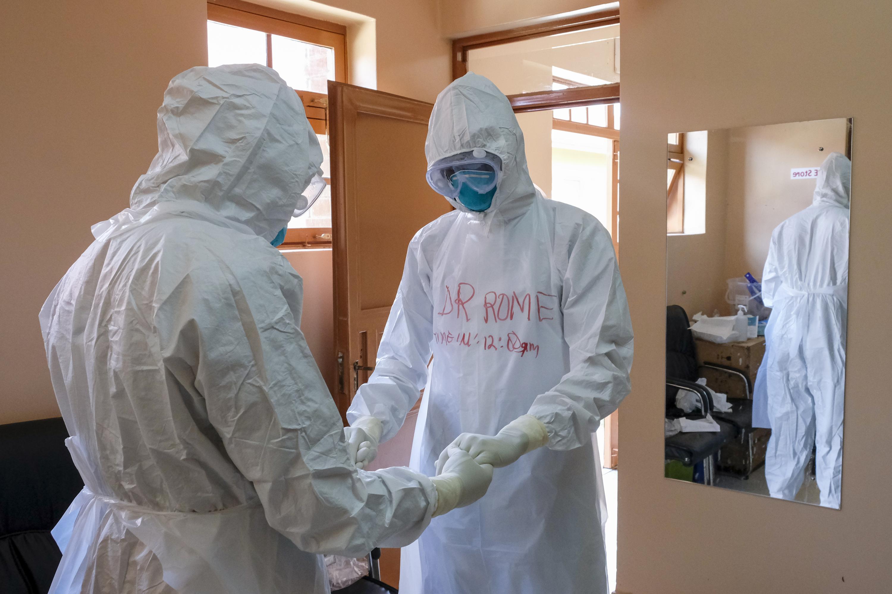 Ebola Health Workers Demand Unpaid Salaries and Allowances worth Shs1.9 Billion.