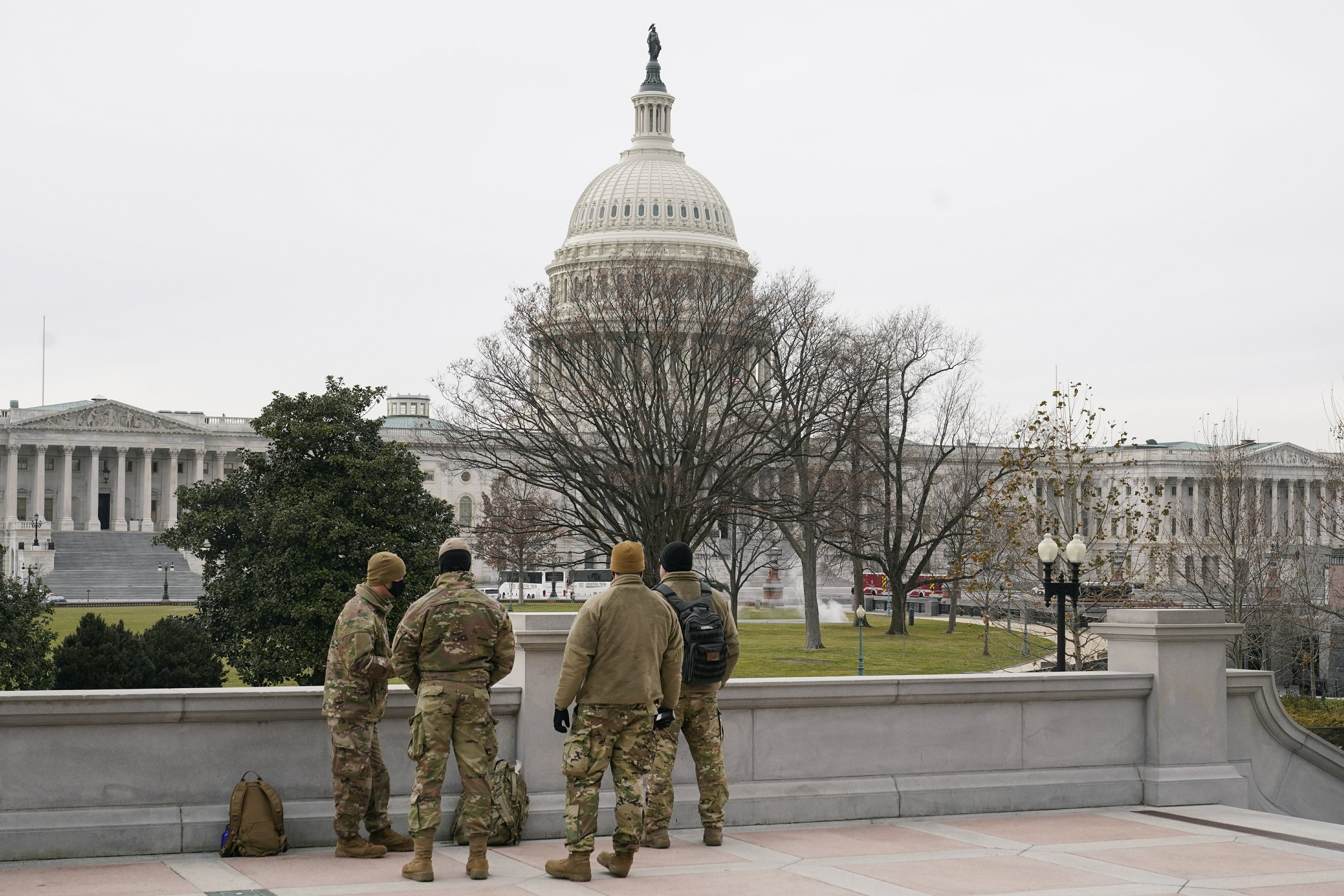 The army chief says Nat. The guard may be allowed to carry weapons in DC