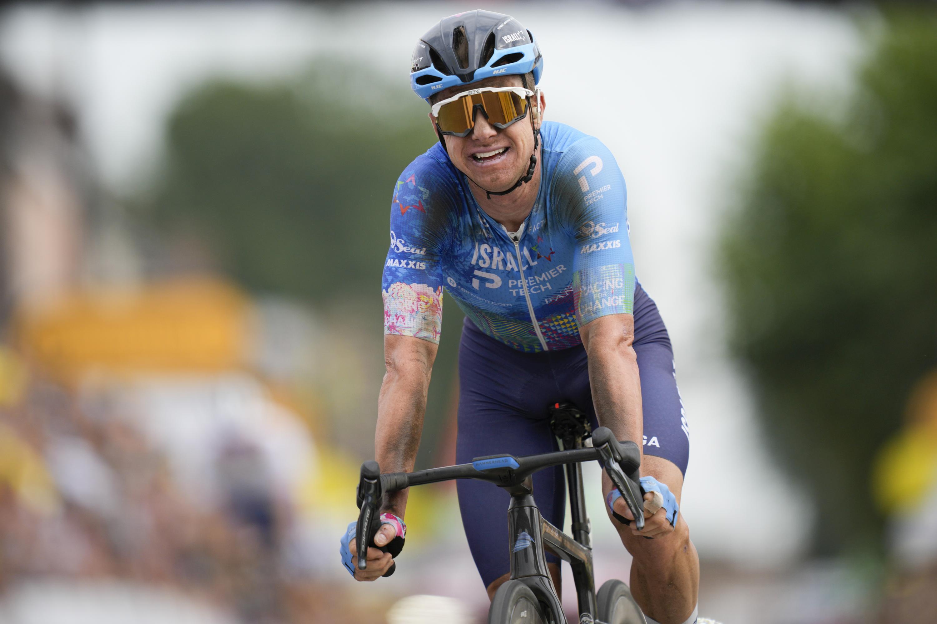 Clarke remporte l’étape 5 gravement endommagée, Van Aert mène toujours le Tour