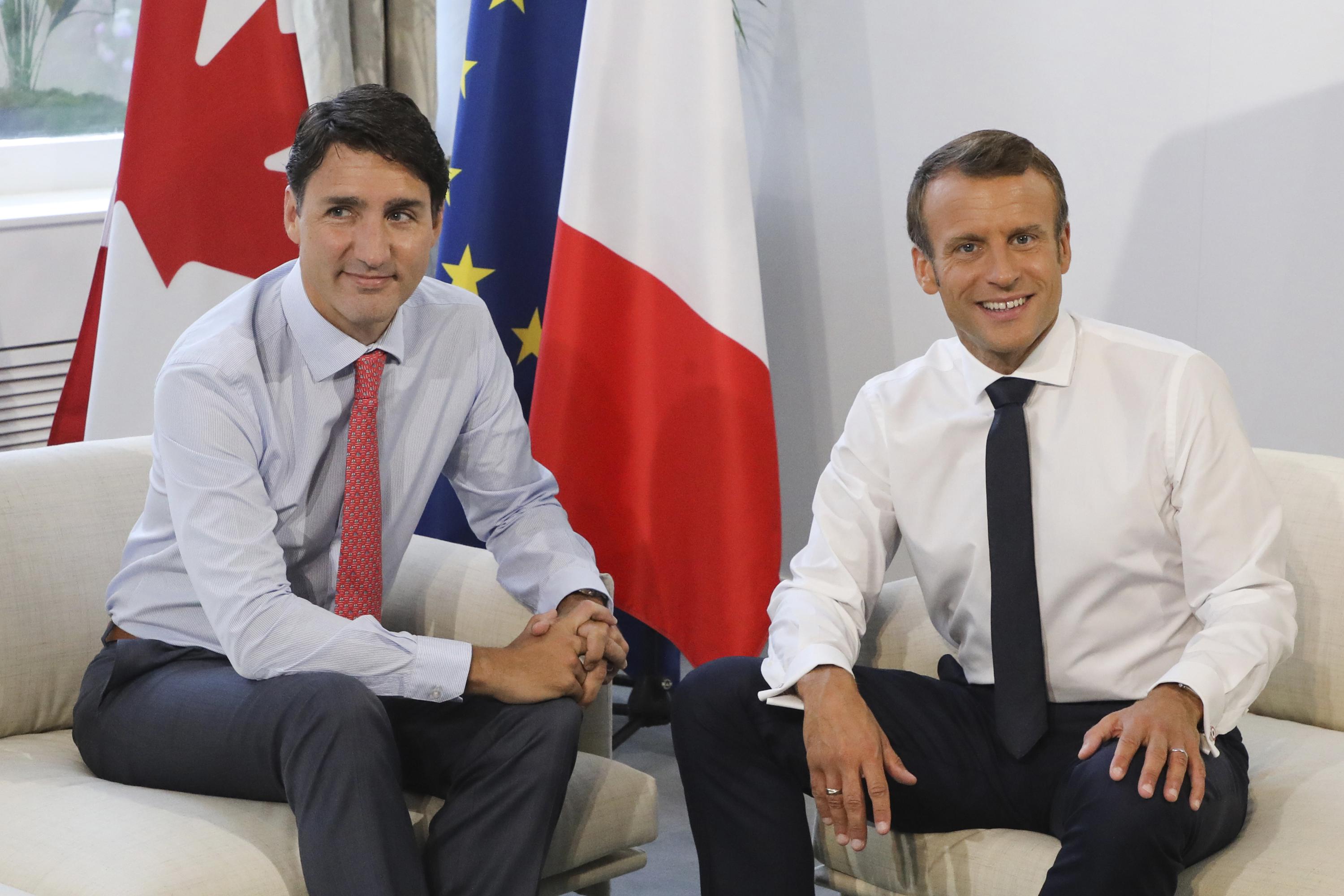 Trudeau et Macron se préparent pour la conférence Global Citizen NOW à New York