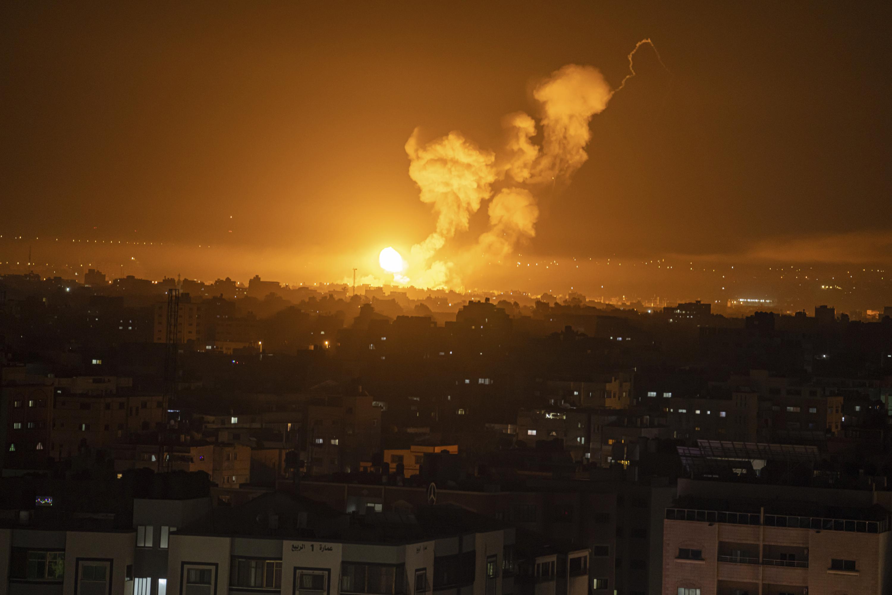 Israel Stages Rare Strikes In Lebanon Also Hits Gaza Strip AP News