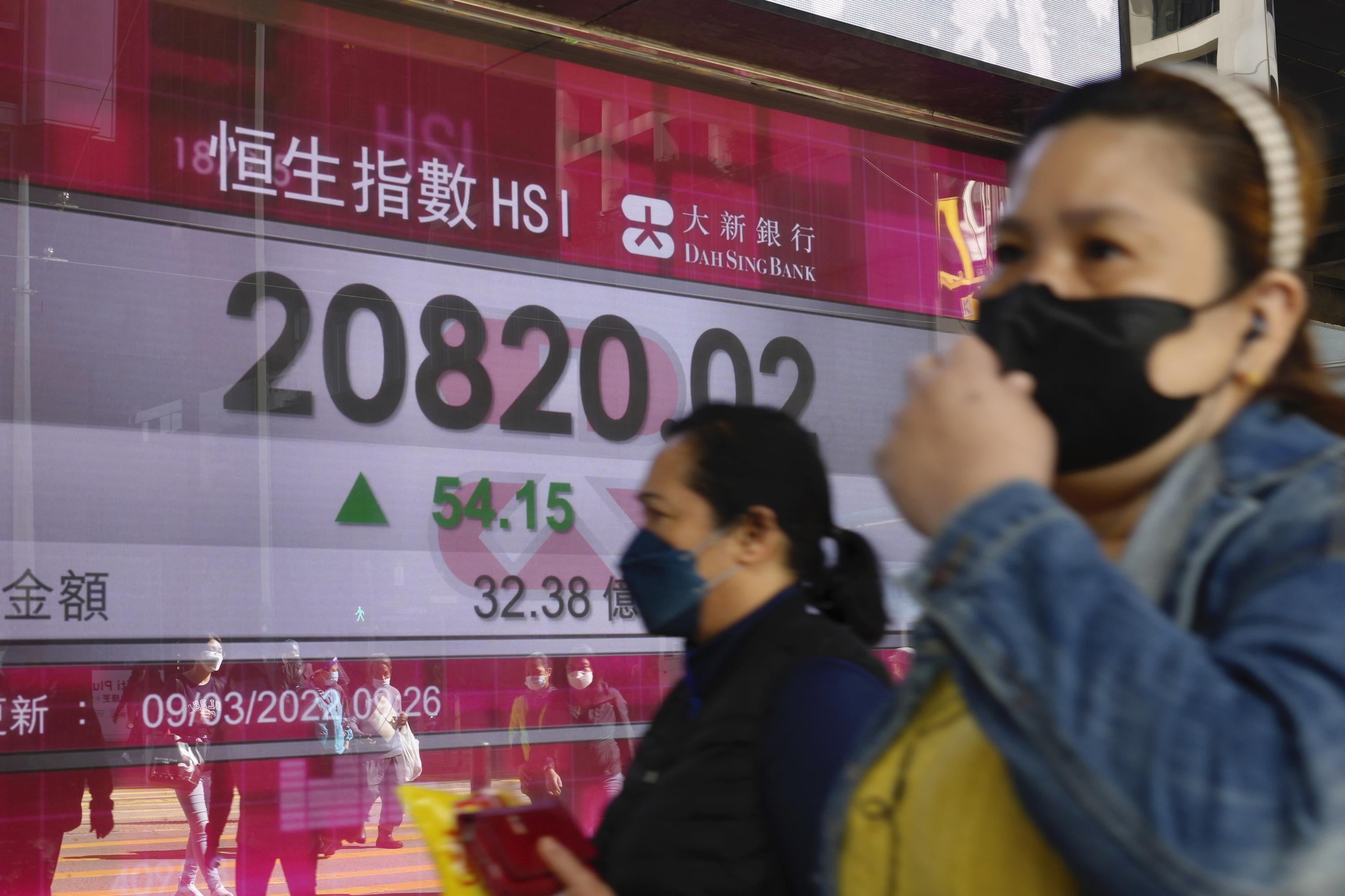 Asia stocks mixed after Wall St falls, US bans Russian oil