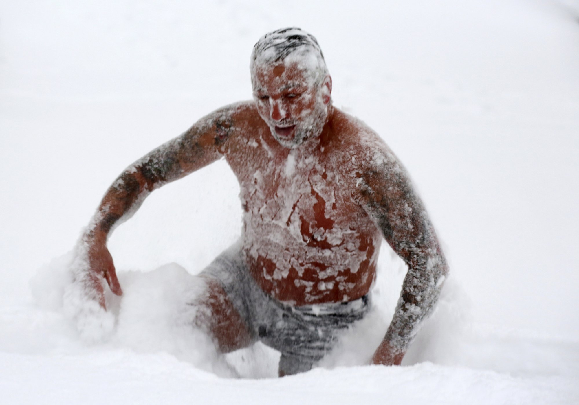 Heavy Snow Creates Severe Traffic Disruptions In Germany