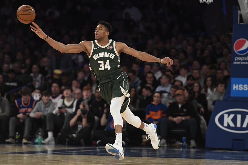 Giannis Gets 3rd Triple Double Bucks Rout Knicks 123 102