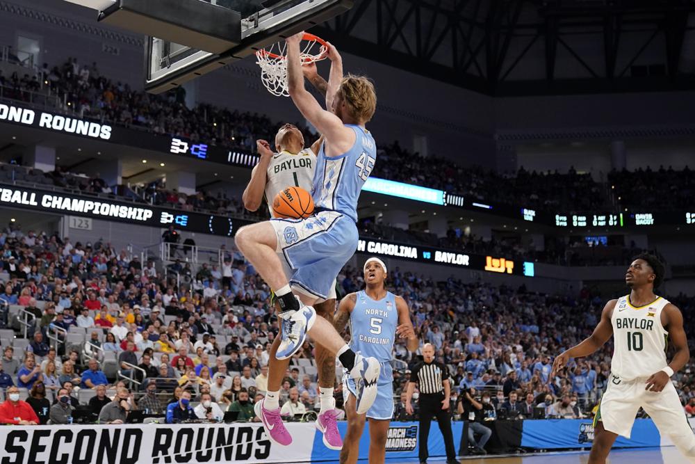 Video: UNC Basketball Post-Baylor Locker Room Celebration