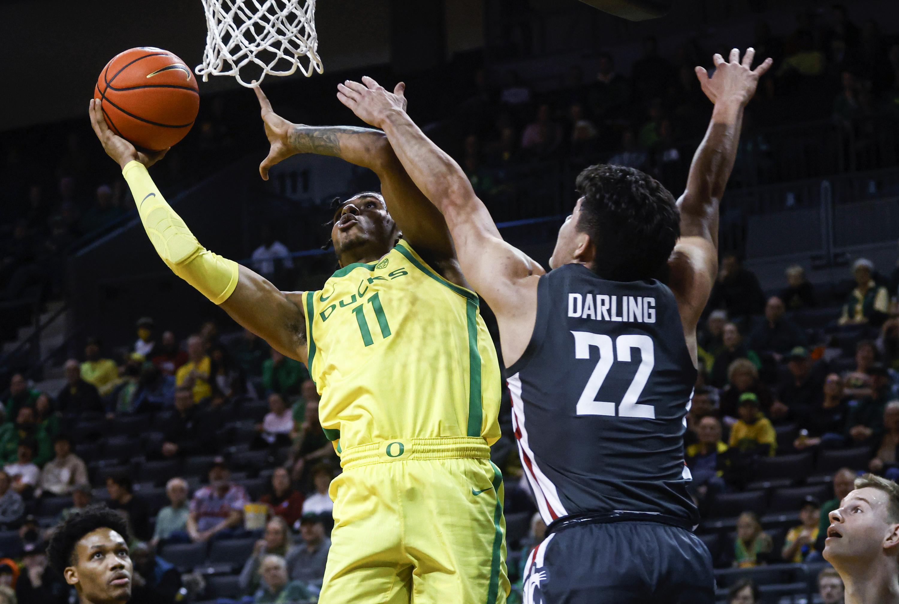 Dante leads Oregon past Washington State in 2nd half 74-60