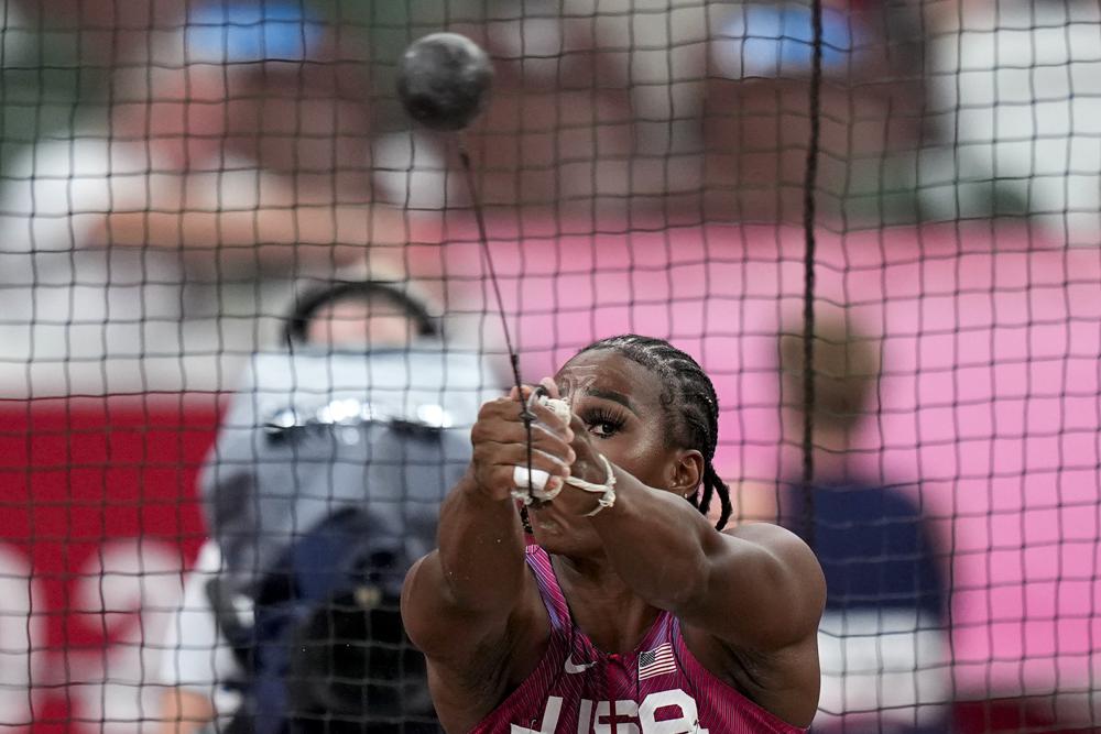 U.S. Hammer Thrower Gwen Berry Says ‘I’m Just Here to Represent’ After