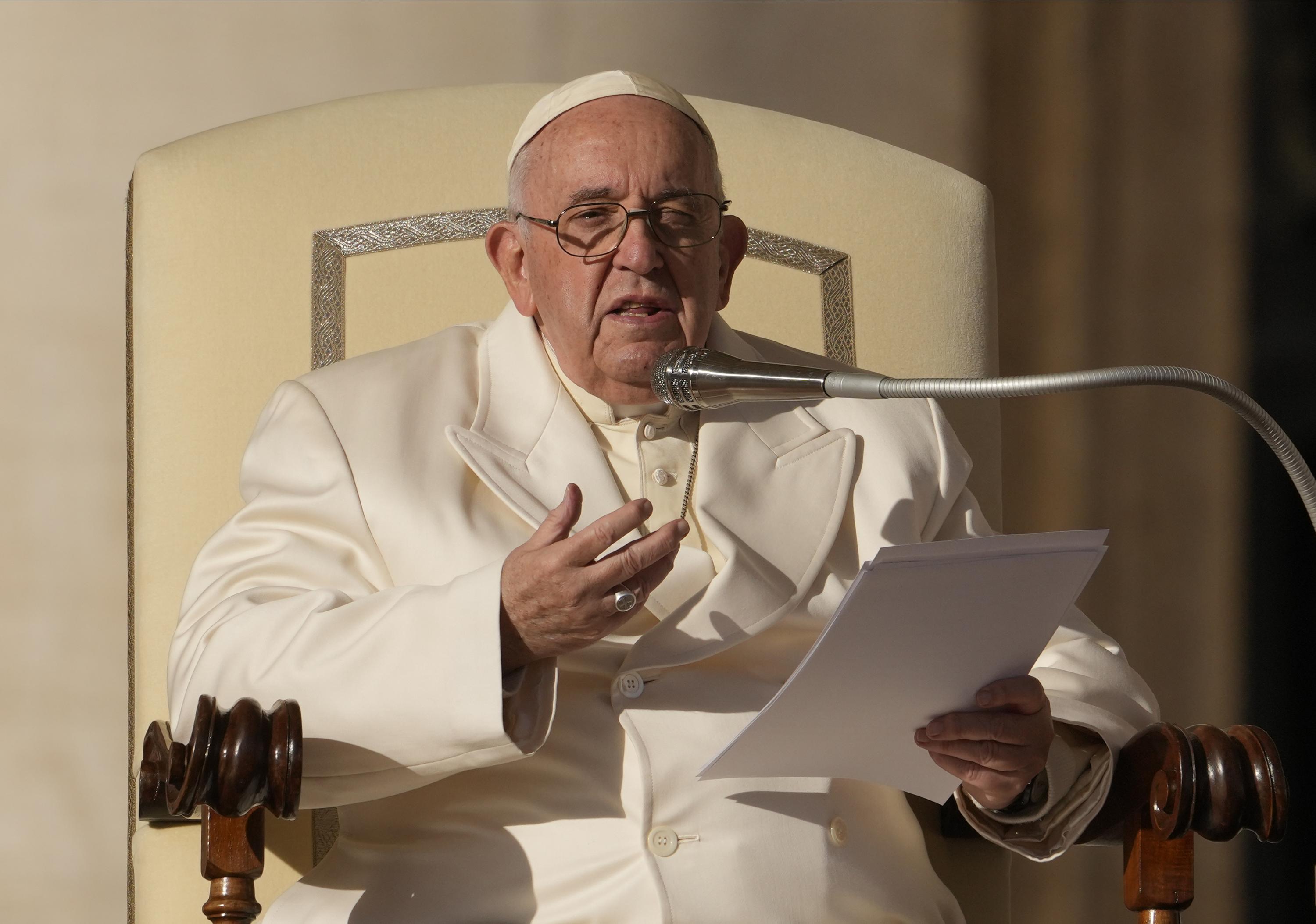 El Papa relaciona hoy el destino de los ucranianos con el “genocidio” de Stalin